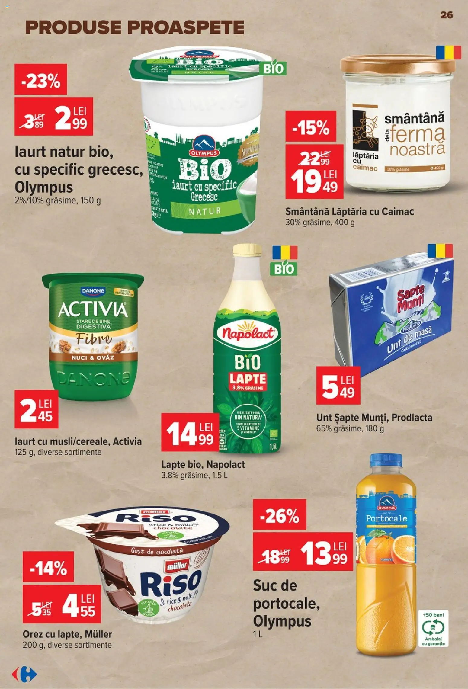 Catalog Carrefour 8 - 13 Iulie 2026 | Pagina 27 | Produse: Unt, Suc, Portocale, Nuci
