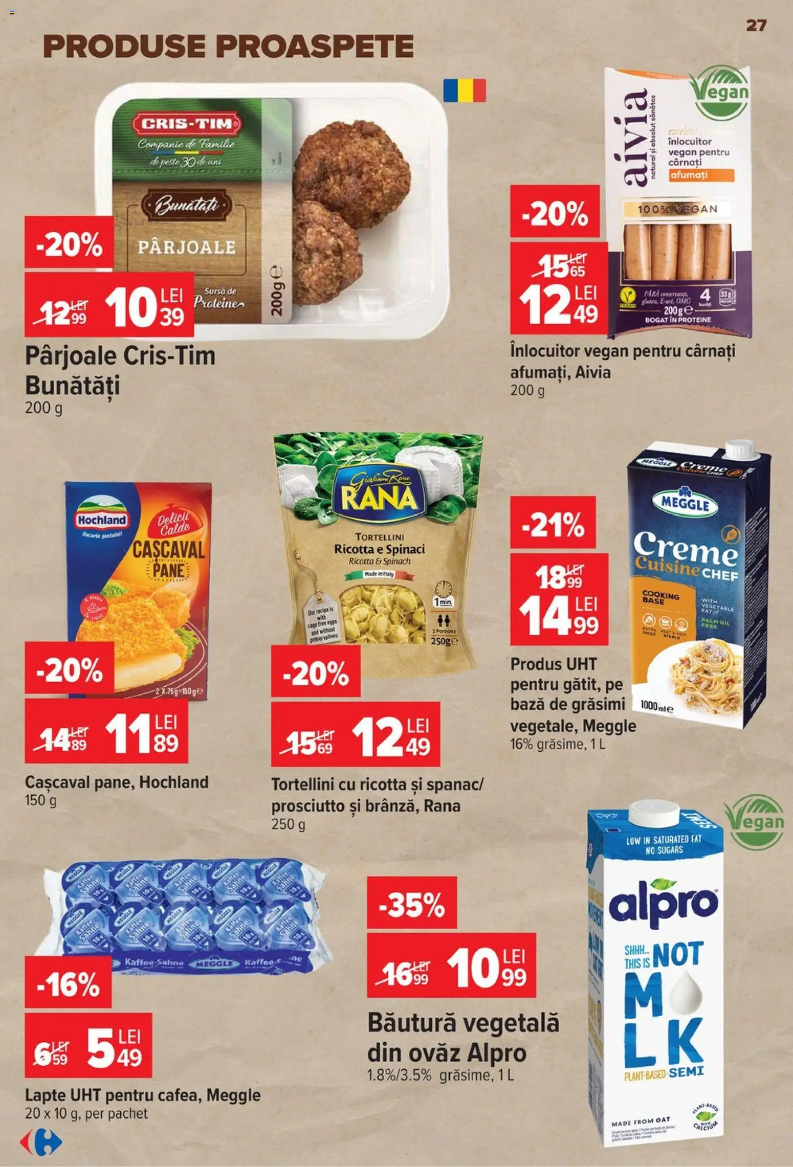 Catalog Carrefour 8 - 13 Iulie 2026 | Pagina 28 | Produse: Masaüstü kılıfı, Lapte, Pește, Cârnați