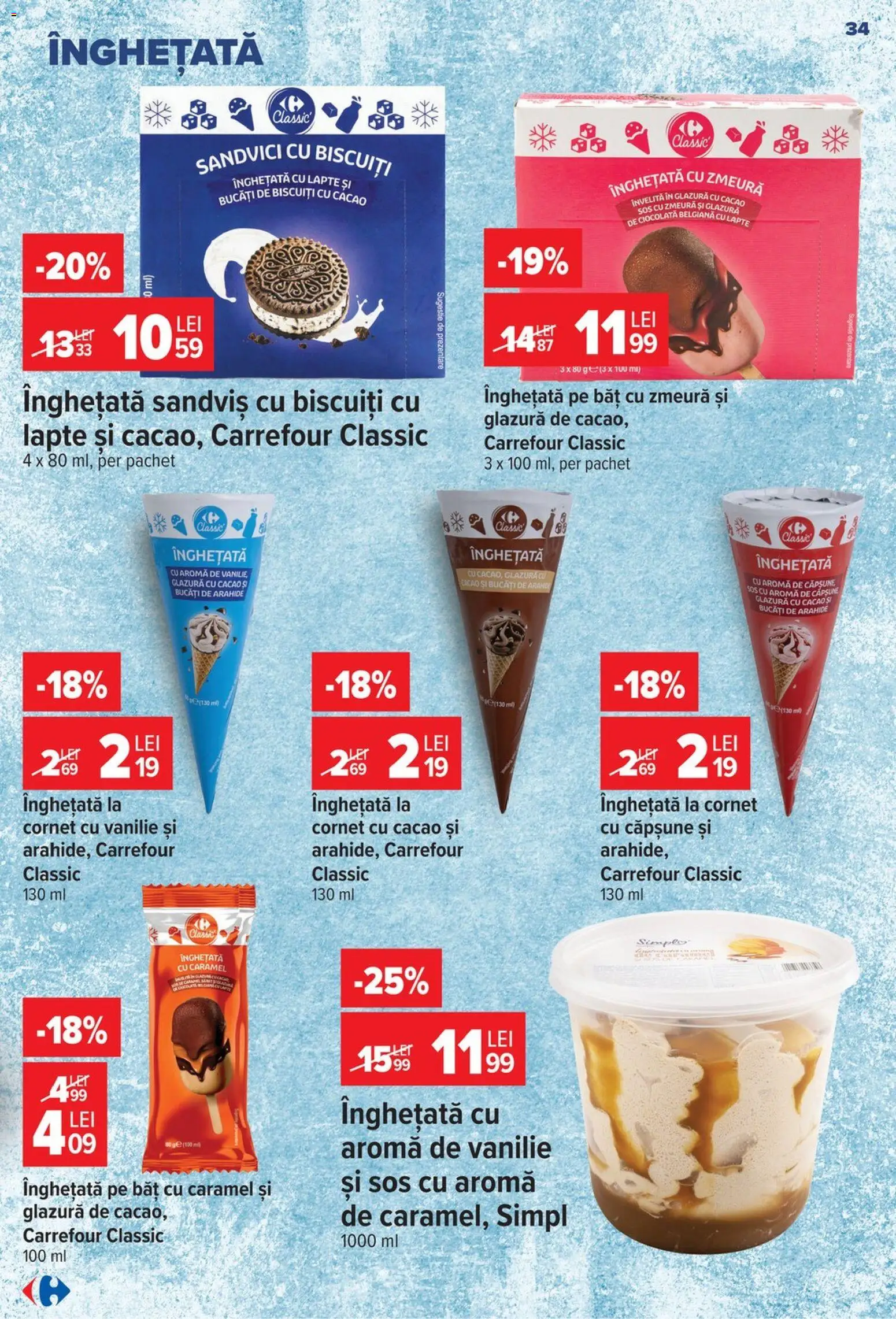 Catalog Carrefour 8 - 13 Iulie 2026 | Pagina 35 | Produse: Arahide, Ciocolată, Biscuiți, Sos