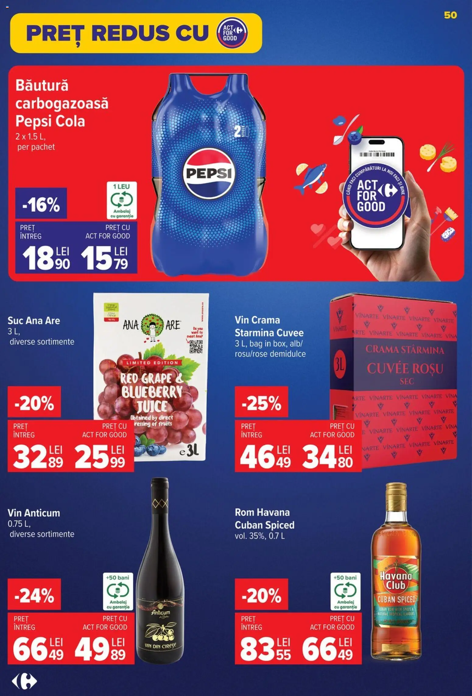 Catalog Carrefour 8 - 13 Iulie 2026 | Pagina 51 | Produse: Amerikan servis, Vin, Klementiinit, Rom