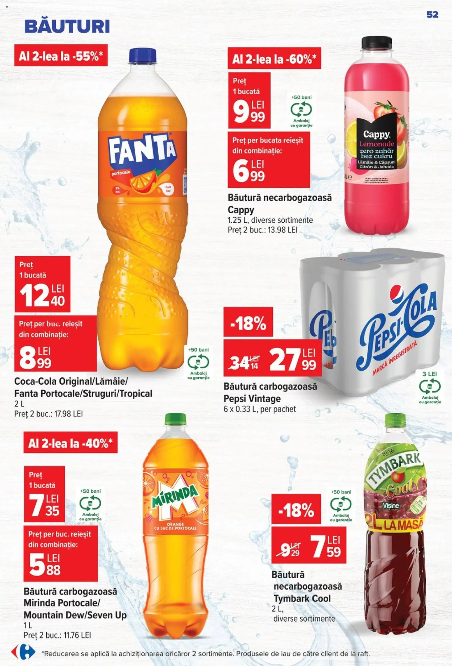 Catalog Carrefour 8 - 13 Iulie 2026 | Pagina 53 | Produse: Masă, Suc, Portocale, Căpșuni