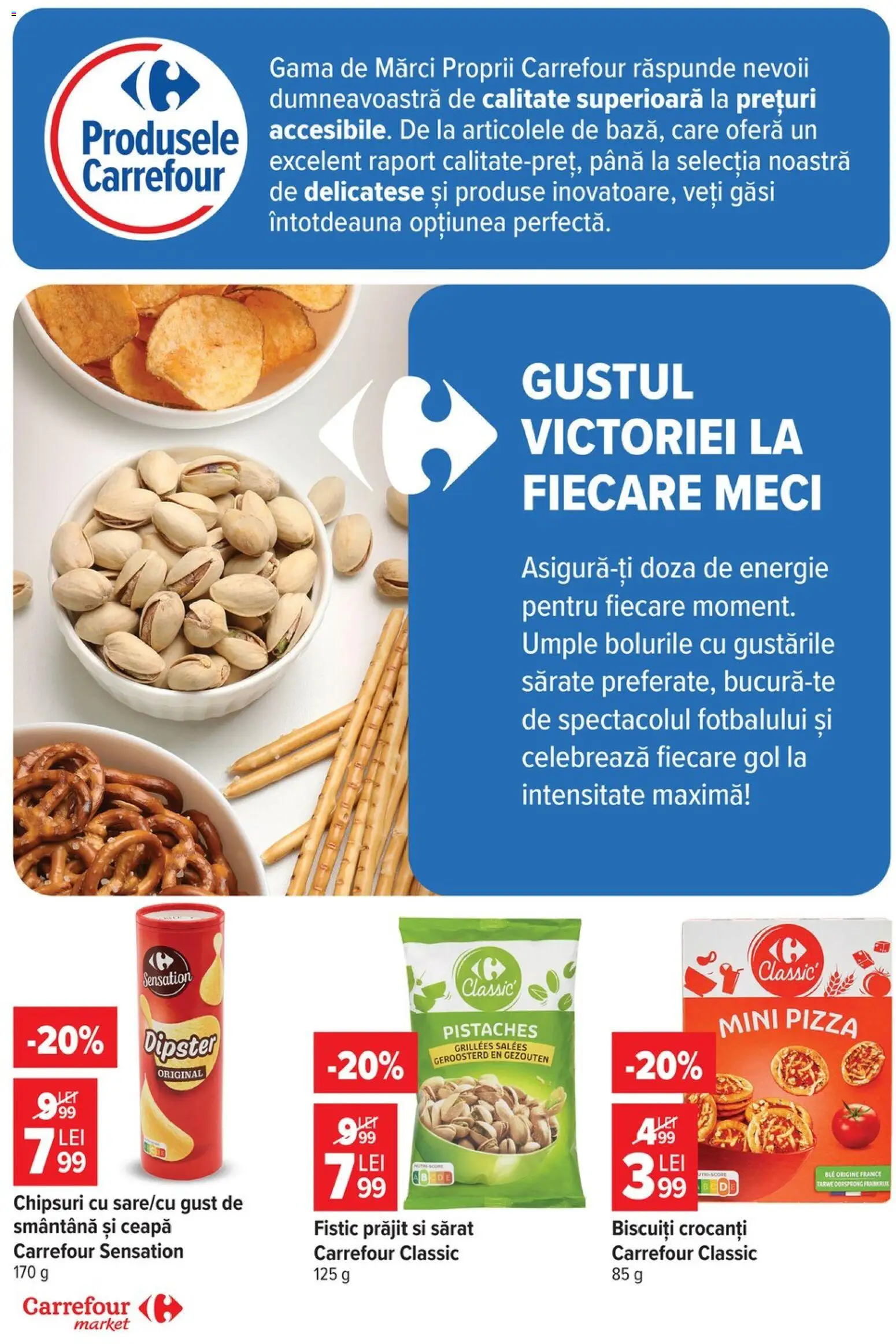 Catalog Carrefour 8 - 13 Iulie 2026 | Pagina 17 | Produse: Pizza, Fistic, Chipsuri, Ceapă