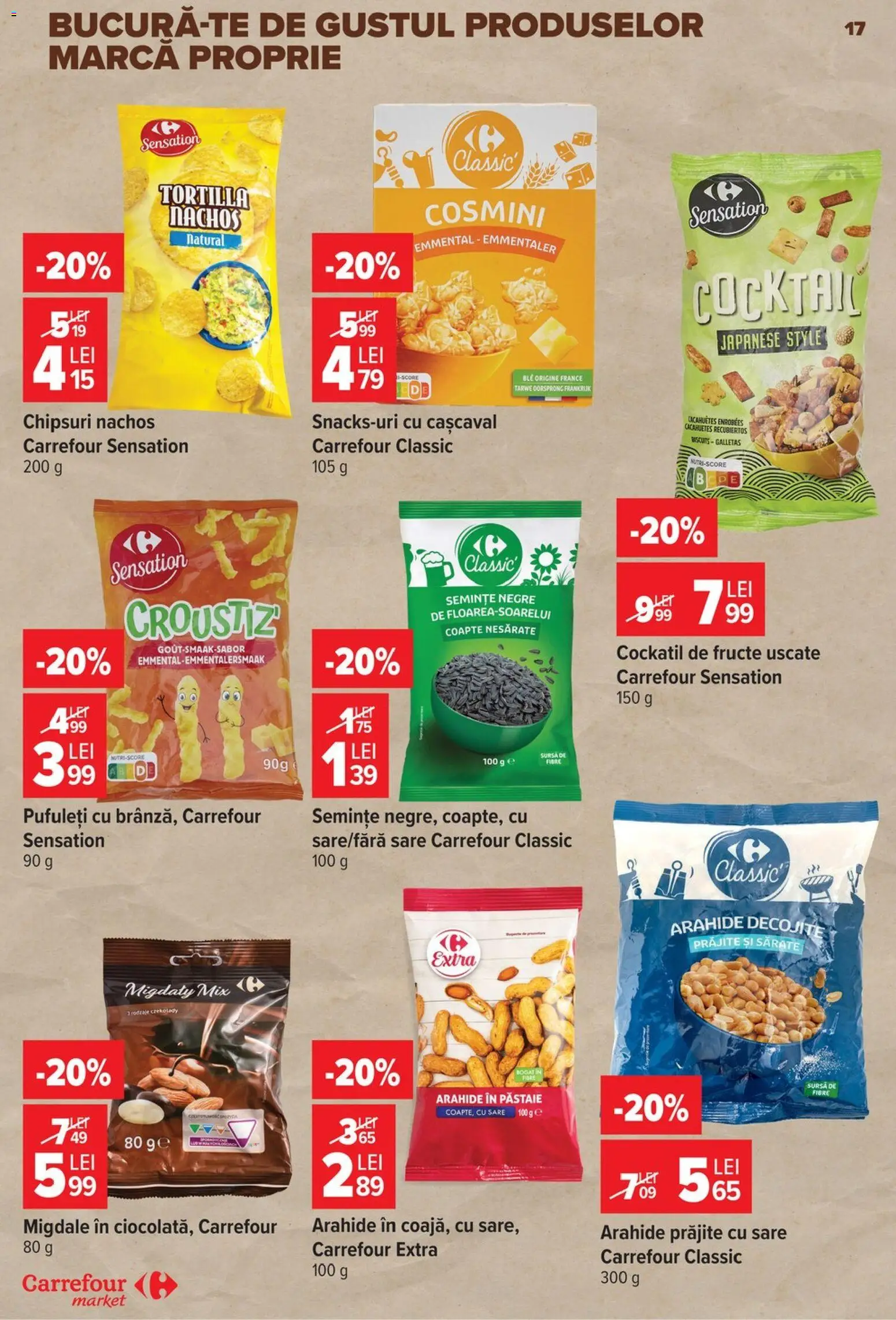 Catalog Carrefour 8 - 13 Iulie 2026 | Pagina 18 | Produse: Delgeç, Cașcaval, Pufuleți, Chipsuri