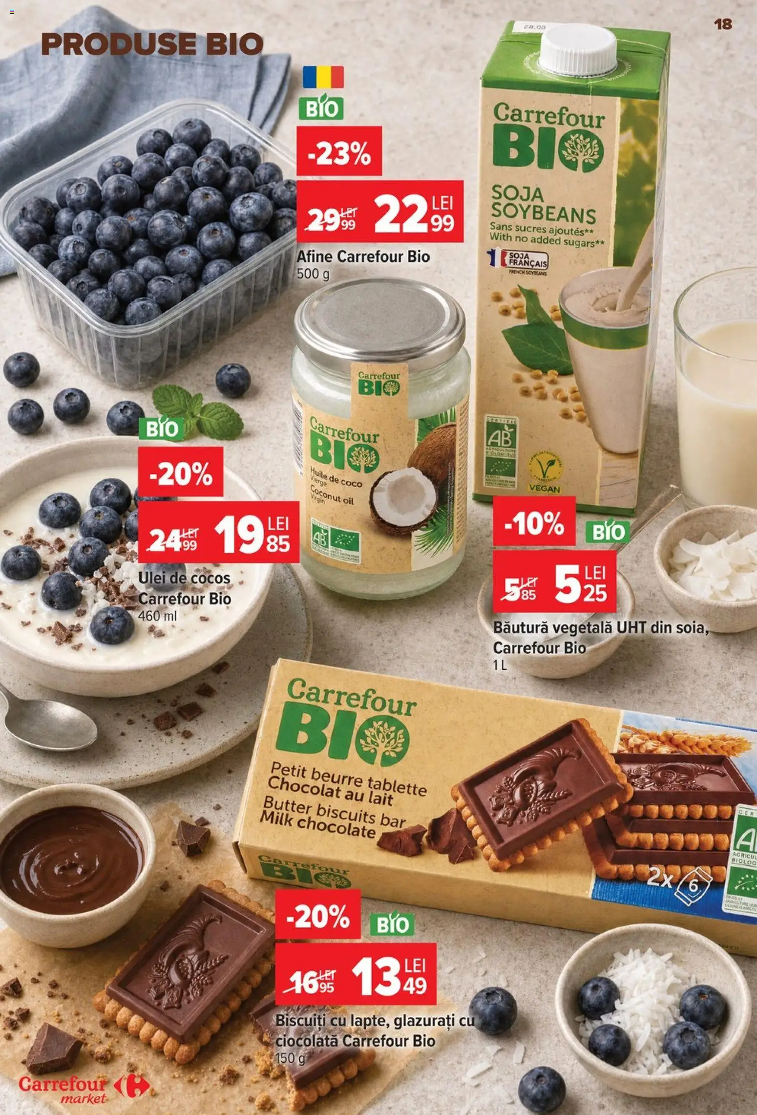 Catalog Carrefour 8 - 13 Iulie 2026 | Pagina 19 | Produse: Şerit ödül, Afine, Ciocolată, Biscuiți