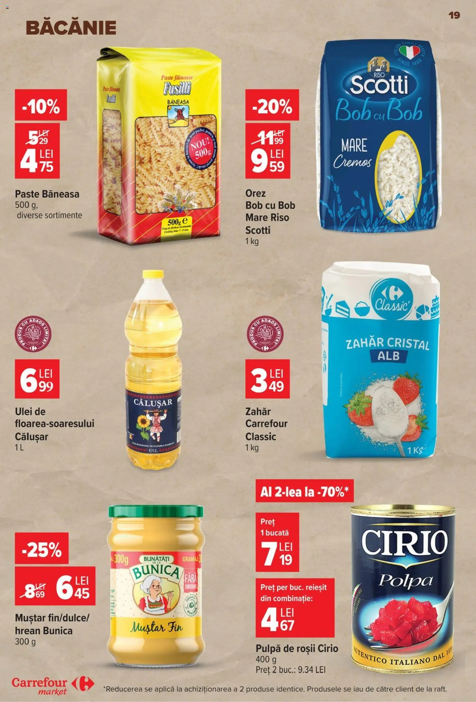 Catalog Carrefour 8 - 13 Iulie 2026 | Pagina 20 | Produse: Roșii, Orez, Paste, Zahăr