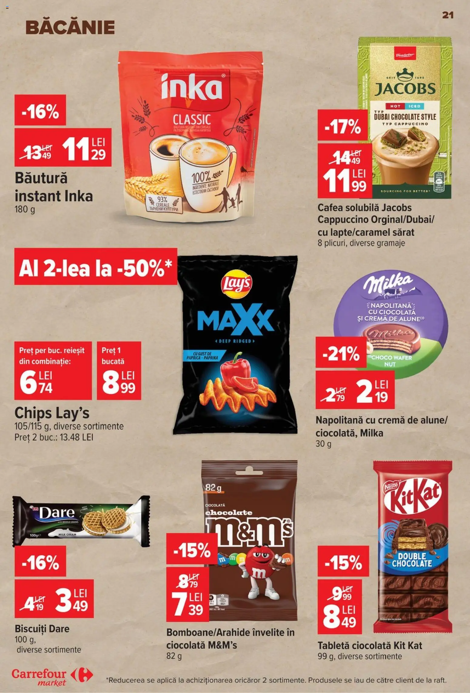 Catalog Carrefour 8 - 13 Iulie 2026 | Pagina 22 | Produse: Tabletă, Cremă, Ciocolată, Cereale