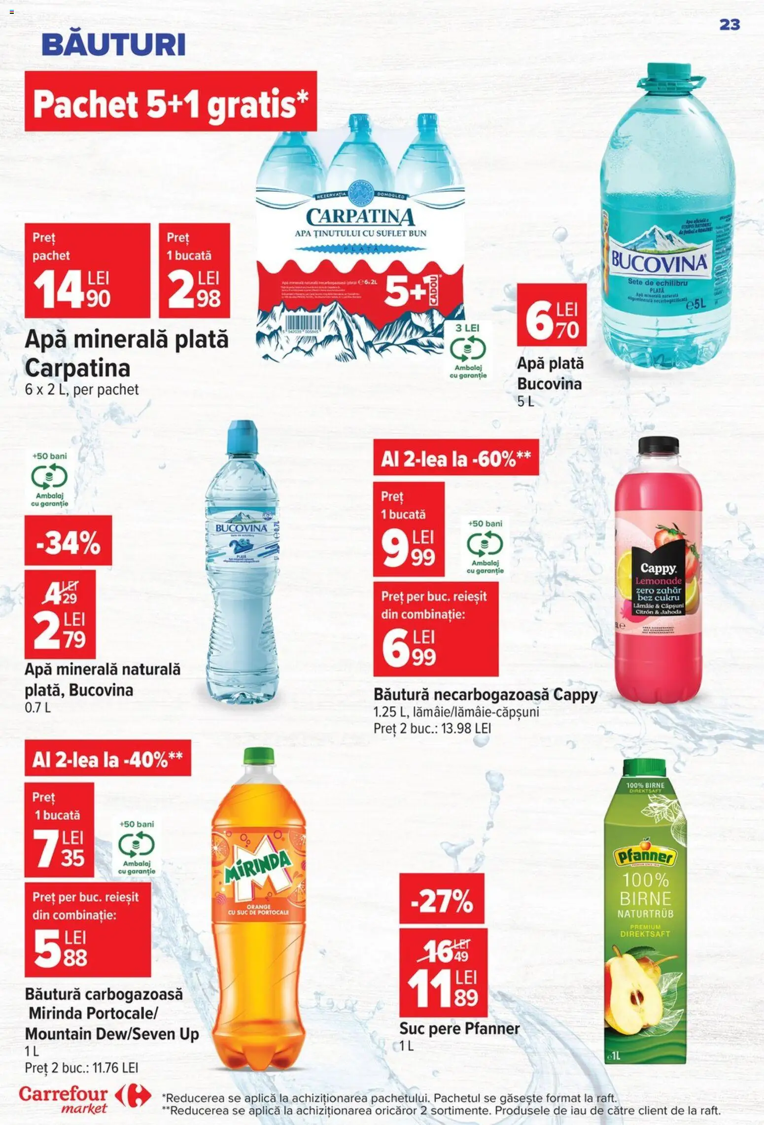 Catalog Carrefour 8 - 13 Iulie 2026 | Pagina 24 | Produse: Yazı tahtası kalemi, Suc, Portocale, Apă
