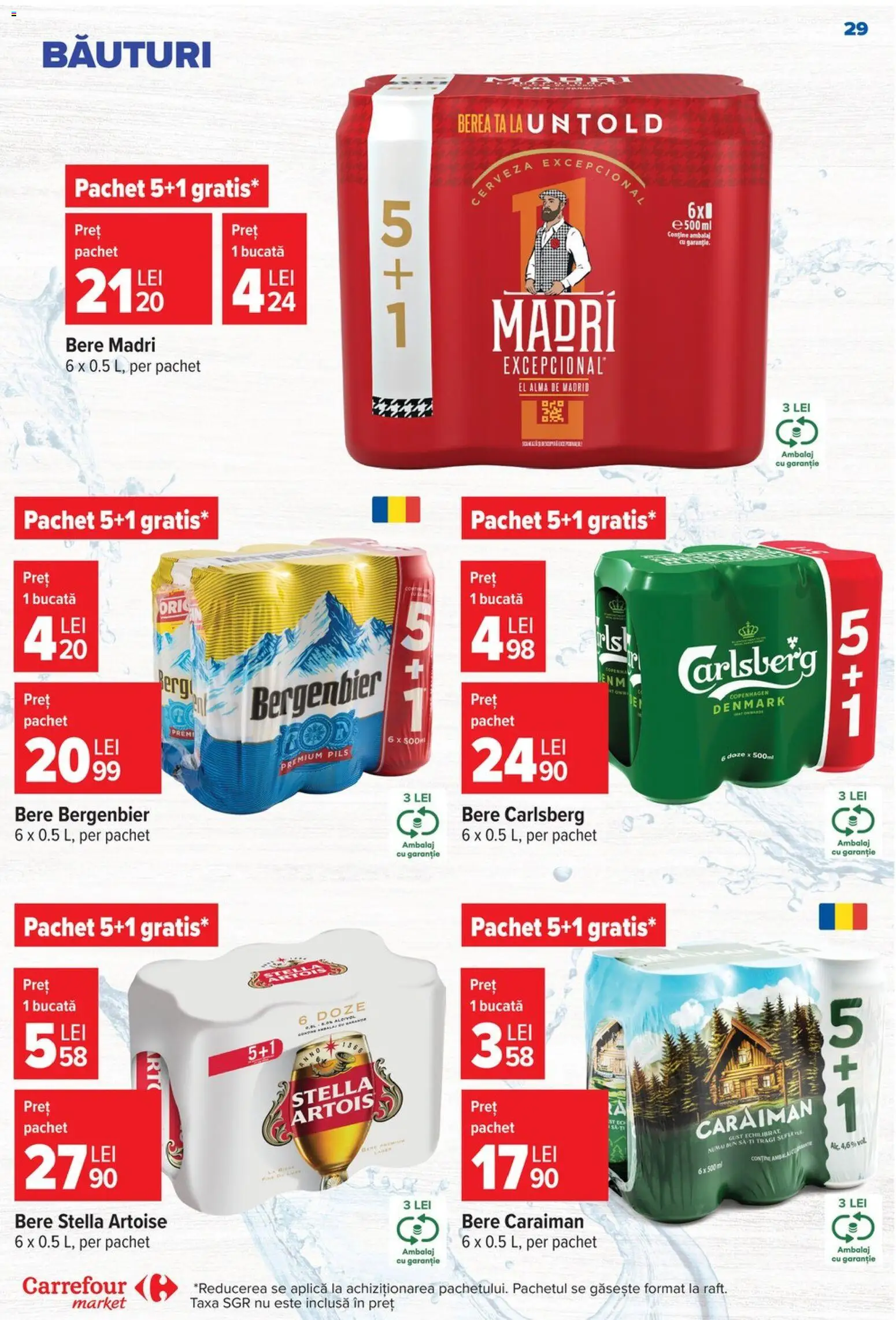 Catalog Carrefour 8 - 13 Iulie 2026 | Pagina 30 | Produse: Bere, Plastik Kulübe