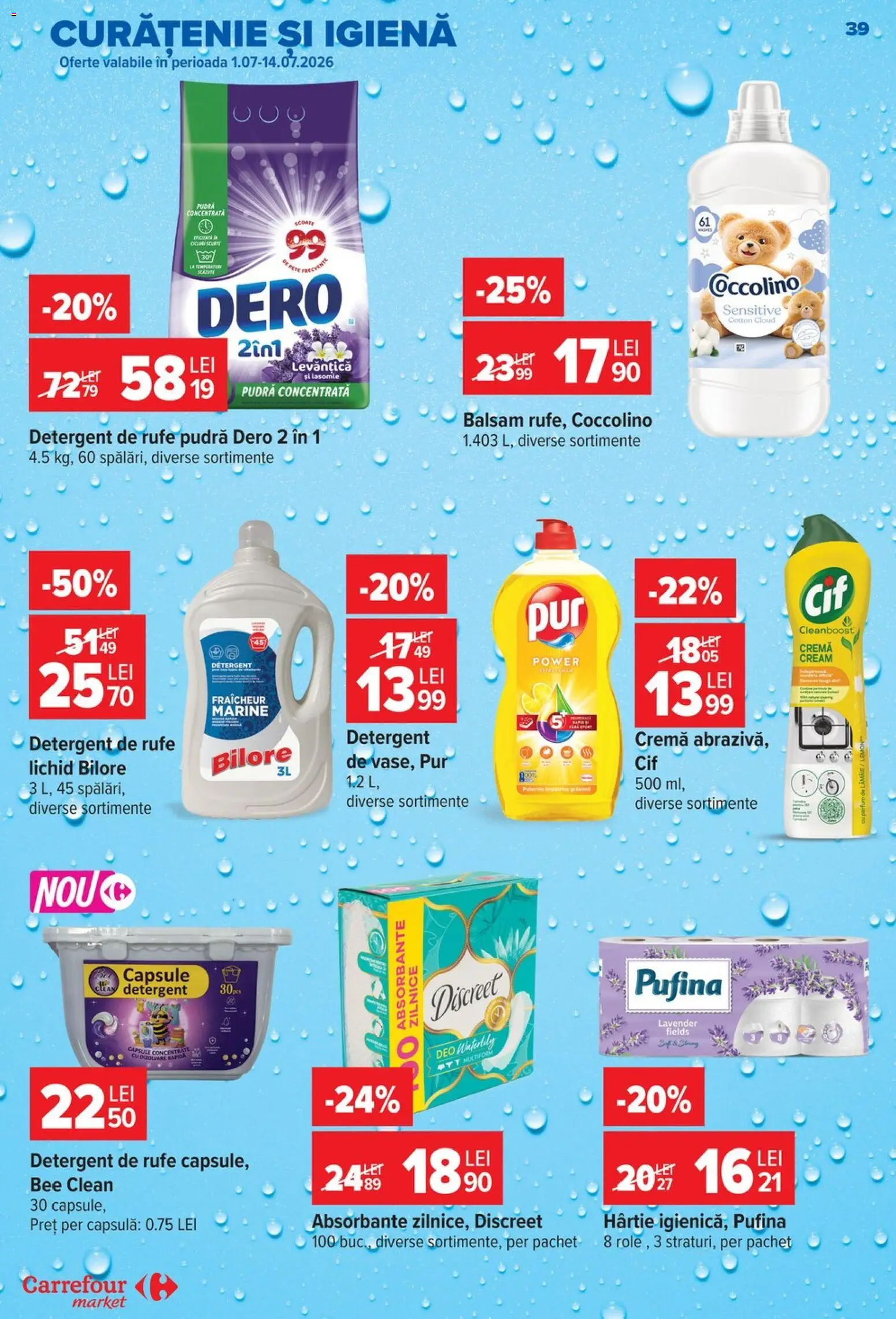 Catalog Carrefour 8 - 13 Iulie 2026 | Pagina 40 | Produse: Parfum, Balsam, Cremă, Lămâie