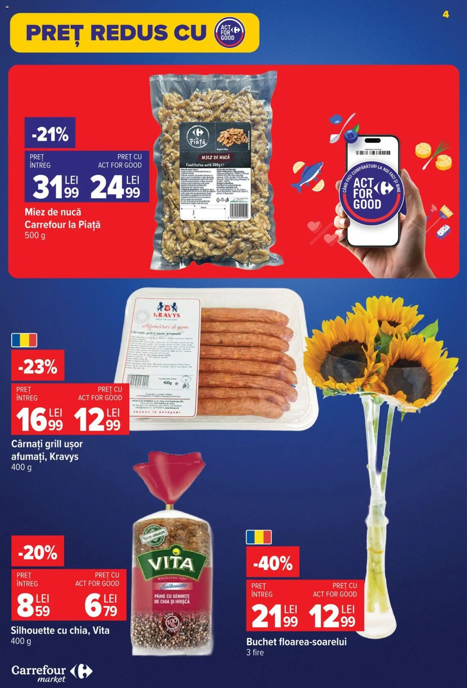 Catalog Carrefour 8 - 13 Iulie 2026 | Pagina 5 | Produse: Grill, Semințe, Pâine, Cârnați