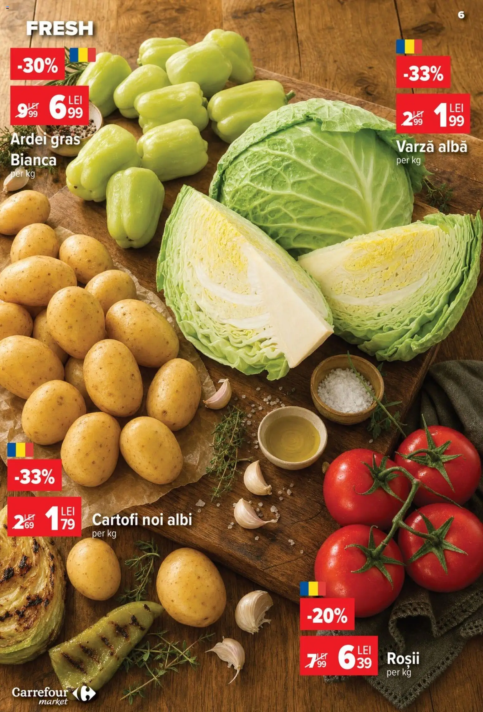 Catalog Carrefour 8 - 13 Iulie 2026 | Pagina 7 | Produse: Varză, Ardei, Roșii, Cartofi