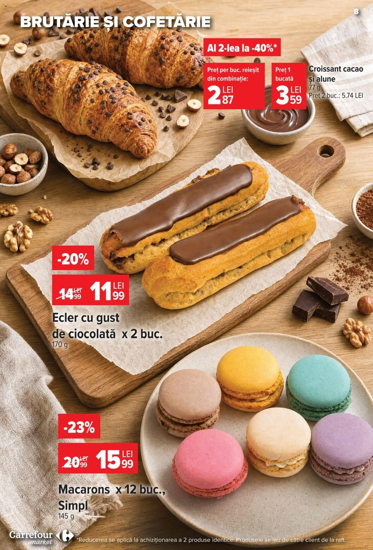 Catalog Carrefour 8 - 13 Iulie 2026 | Pagina 9 | Produse: Alune, Ciocolată, Macarons, Cacao