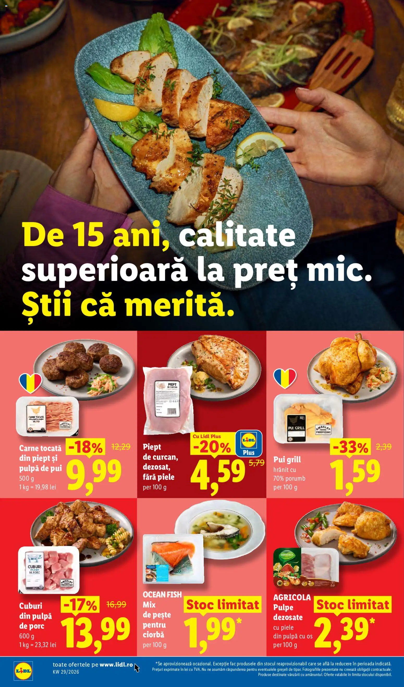 Catalog LIDL 13 - 18 Iulie 2026 | Pagina 10 | Produse: Hacıyatmaz Kedi Oyuncağı, Pește, Carne tocată, Porumb