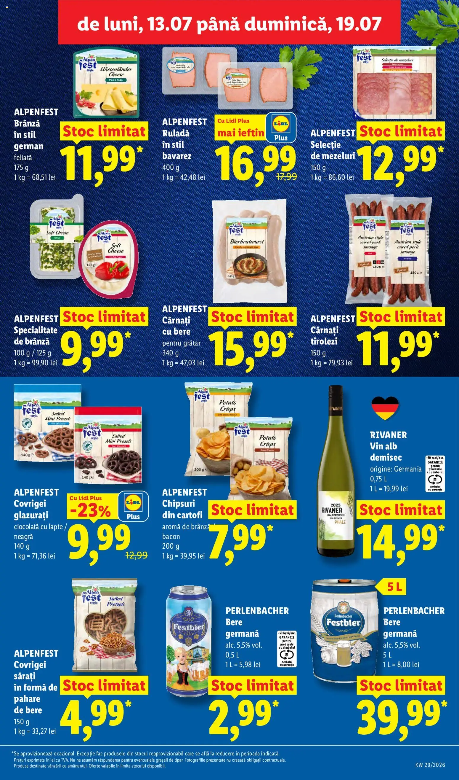 Catalog LIDL 13 - 18 Iulie 2026 | Pagina 25 | Produse: Delgeç, Lapte, Vin, Bere