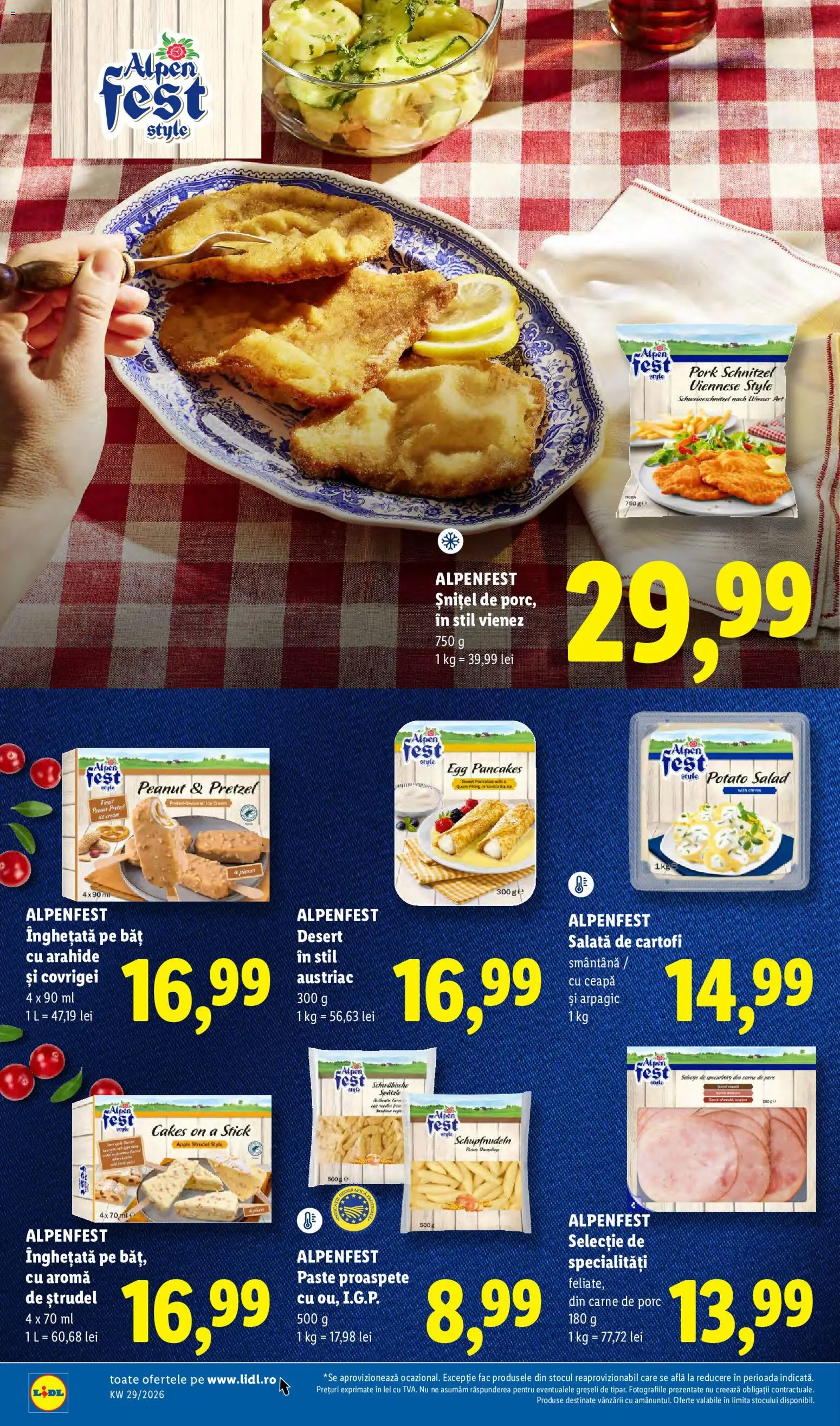 Catalog LIDL 13 - 18 Iulie 2026 | Pagina 26 | Produse: Pară, Ștrudel, Carne De Porc, Smântână
