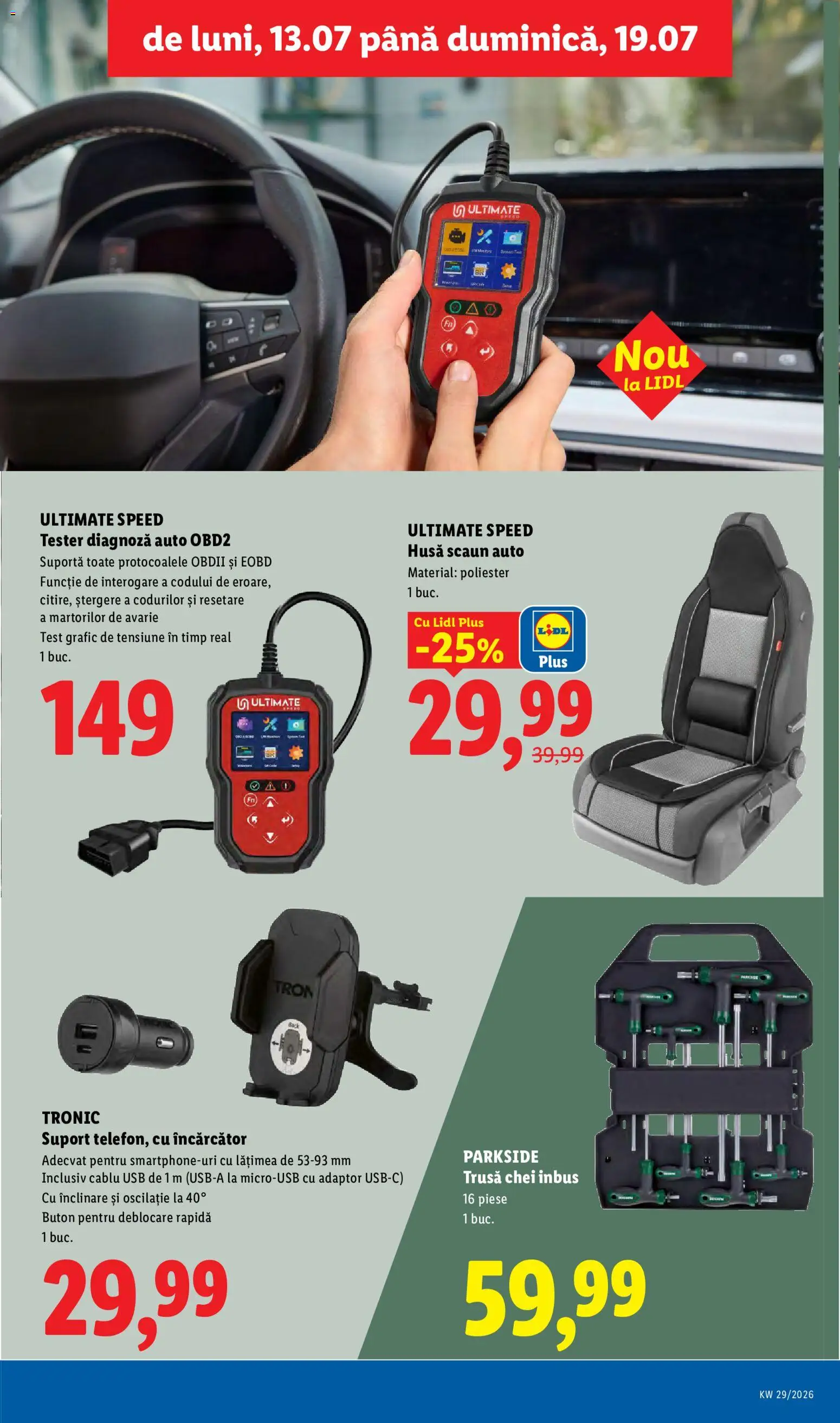 Catalog LIDL 13 - 18 Iulie 2026 | Pagina 43 | Produse: Încărcător, Cablu, Adaptor, Scaun