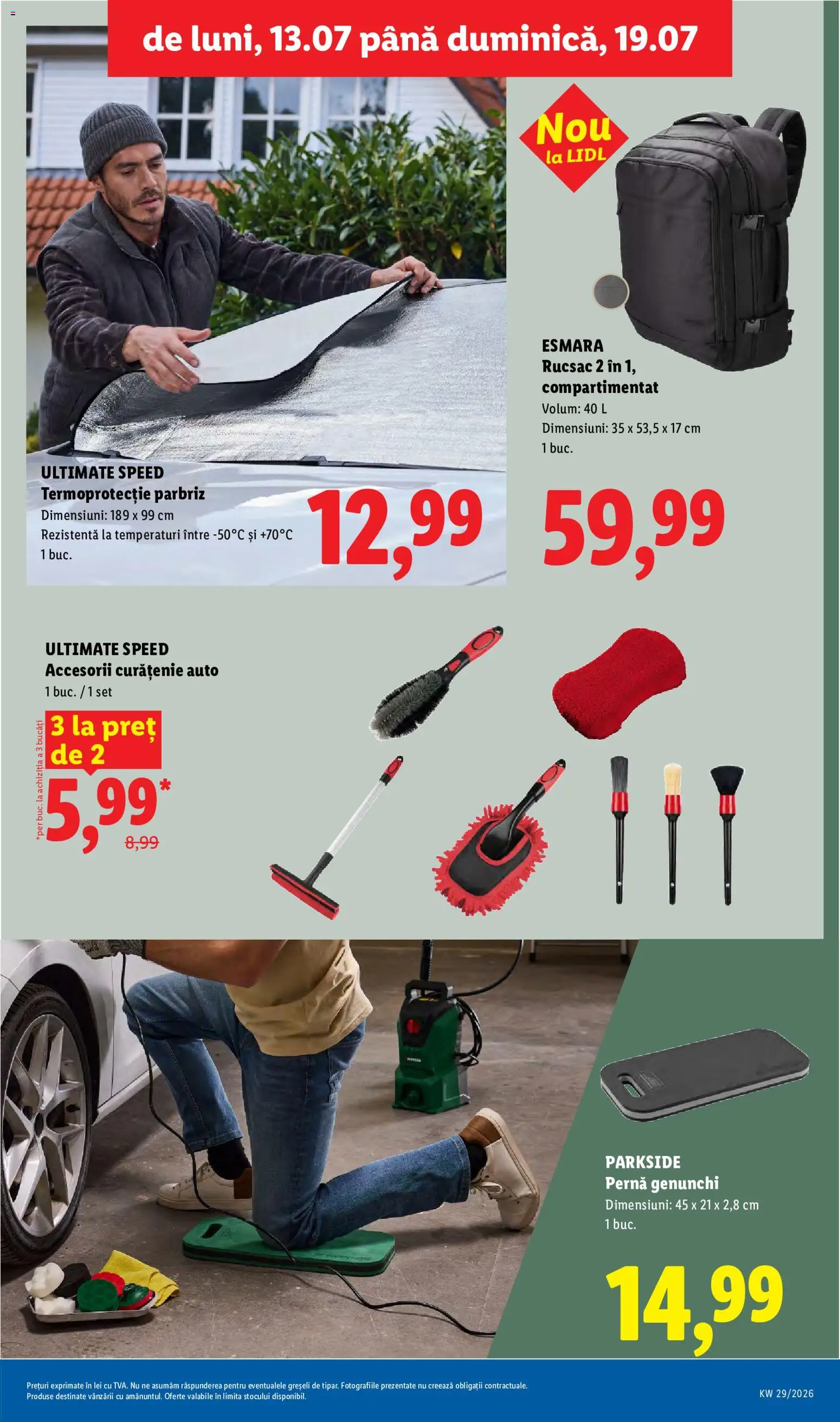 Catalog LIDL 13 - 18 Iulie 2026 | Pagina 45 | Produse: Pernă, Rucsac
