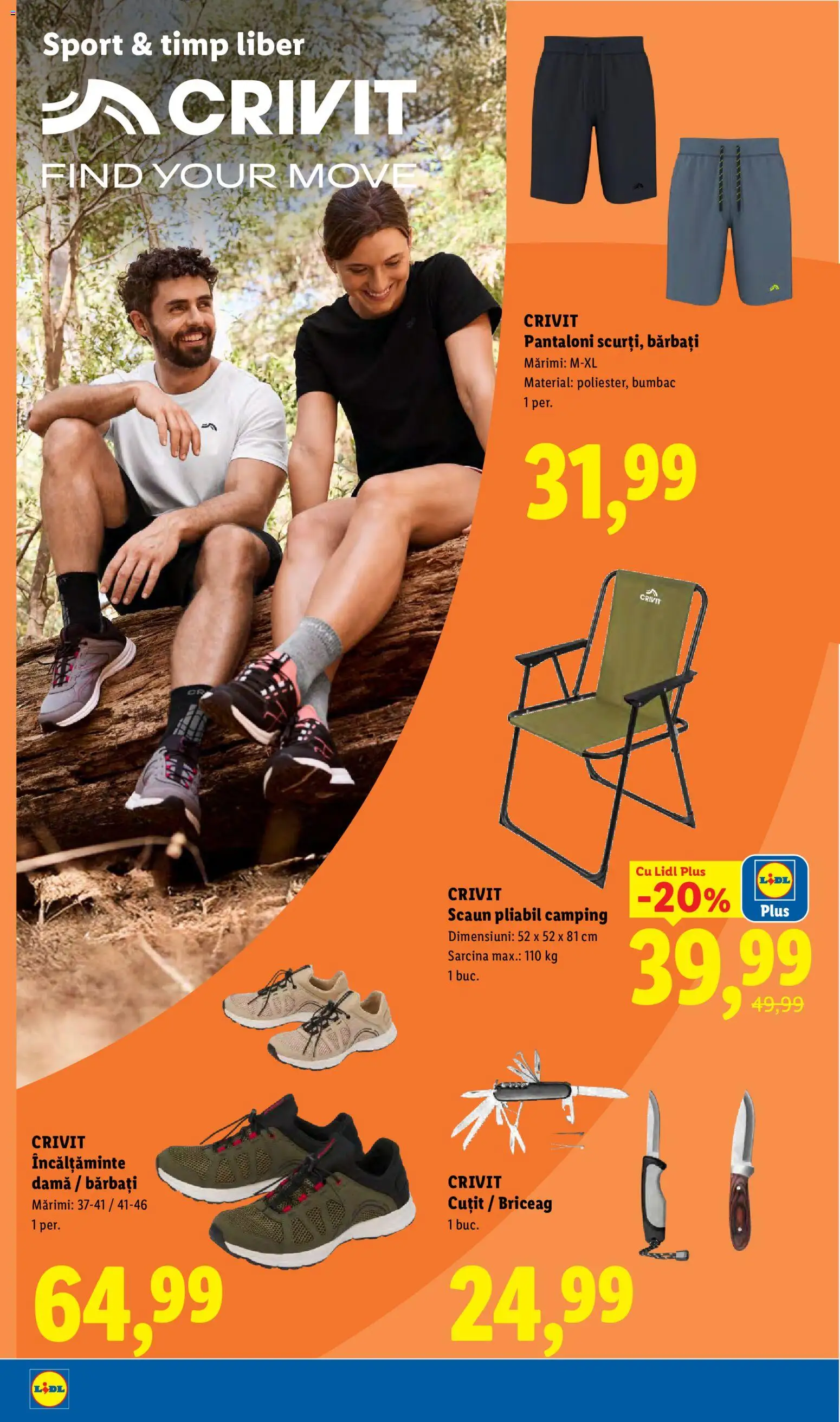 Catalog LIDL 13 - 18 Iulie 2026 | Pagina 46 | Produse: Scaun, Cuțit, Bornoz takımı, Pantaloni