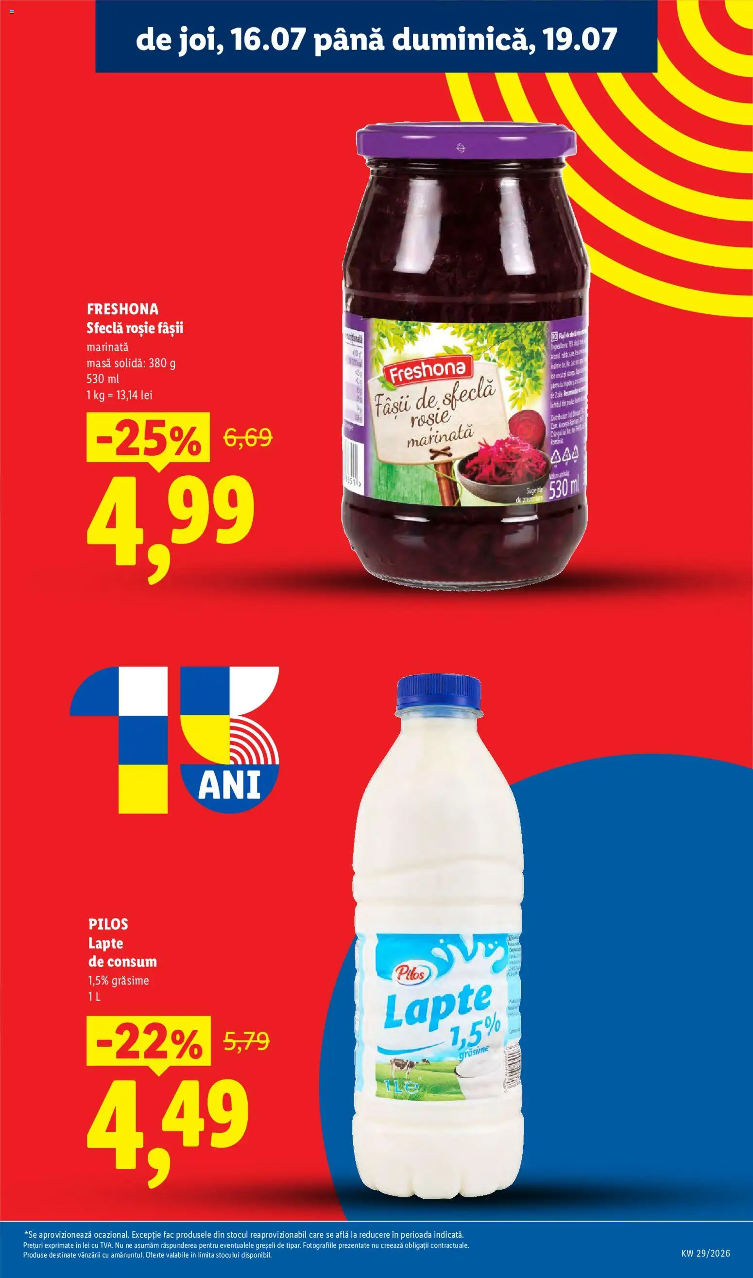 Catalog LIDL 13 - 18 Iulie 2026 | Pagina 63 | Produse: Toplar, Masă, Lapte, Sfeclă