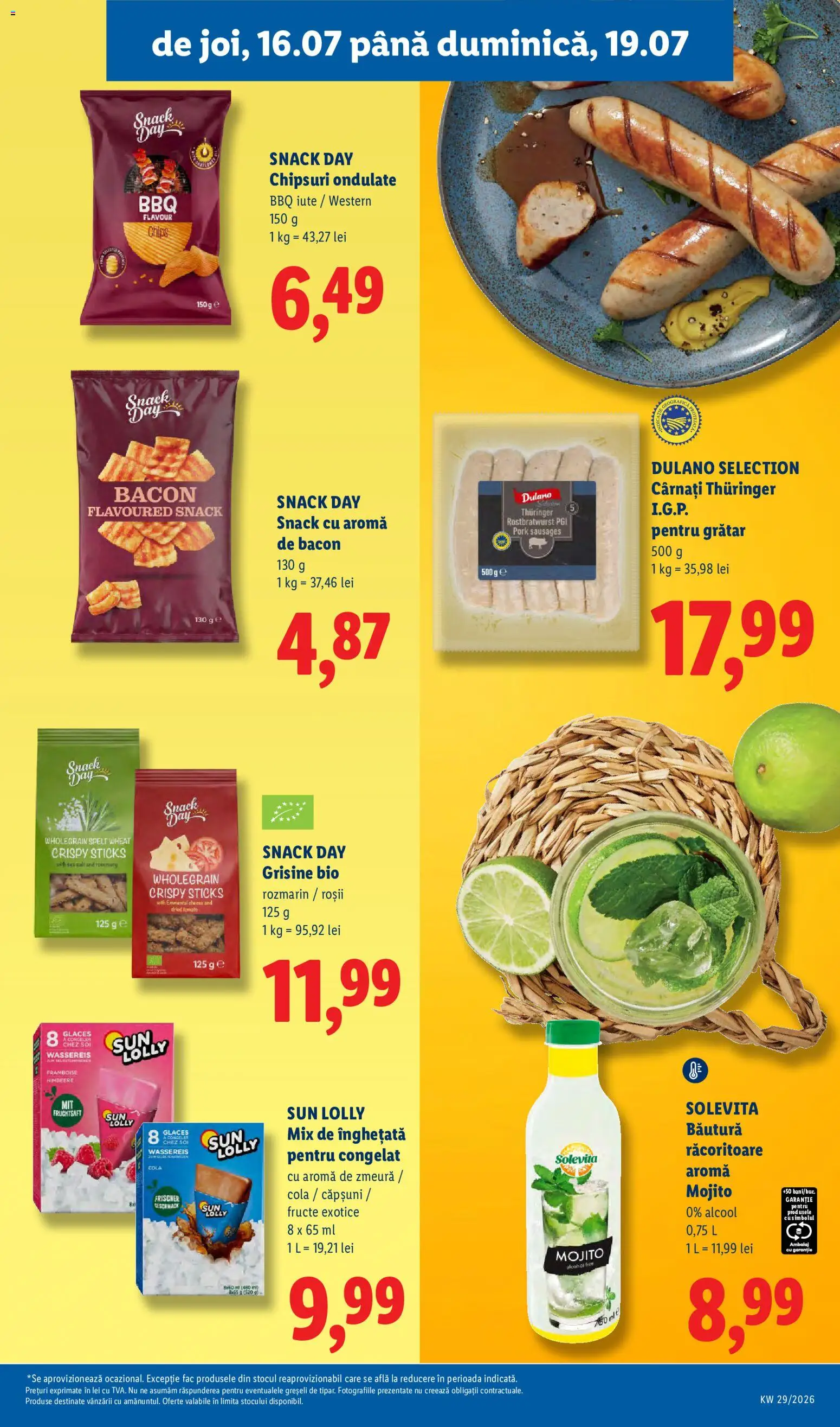 Catalog LIDL 13 - 18 Iulie 2026 | Pagina 69 | Produse: Zmeură, Roșii, Înghețată, Cârnați