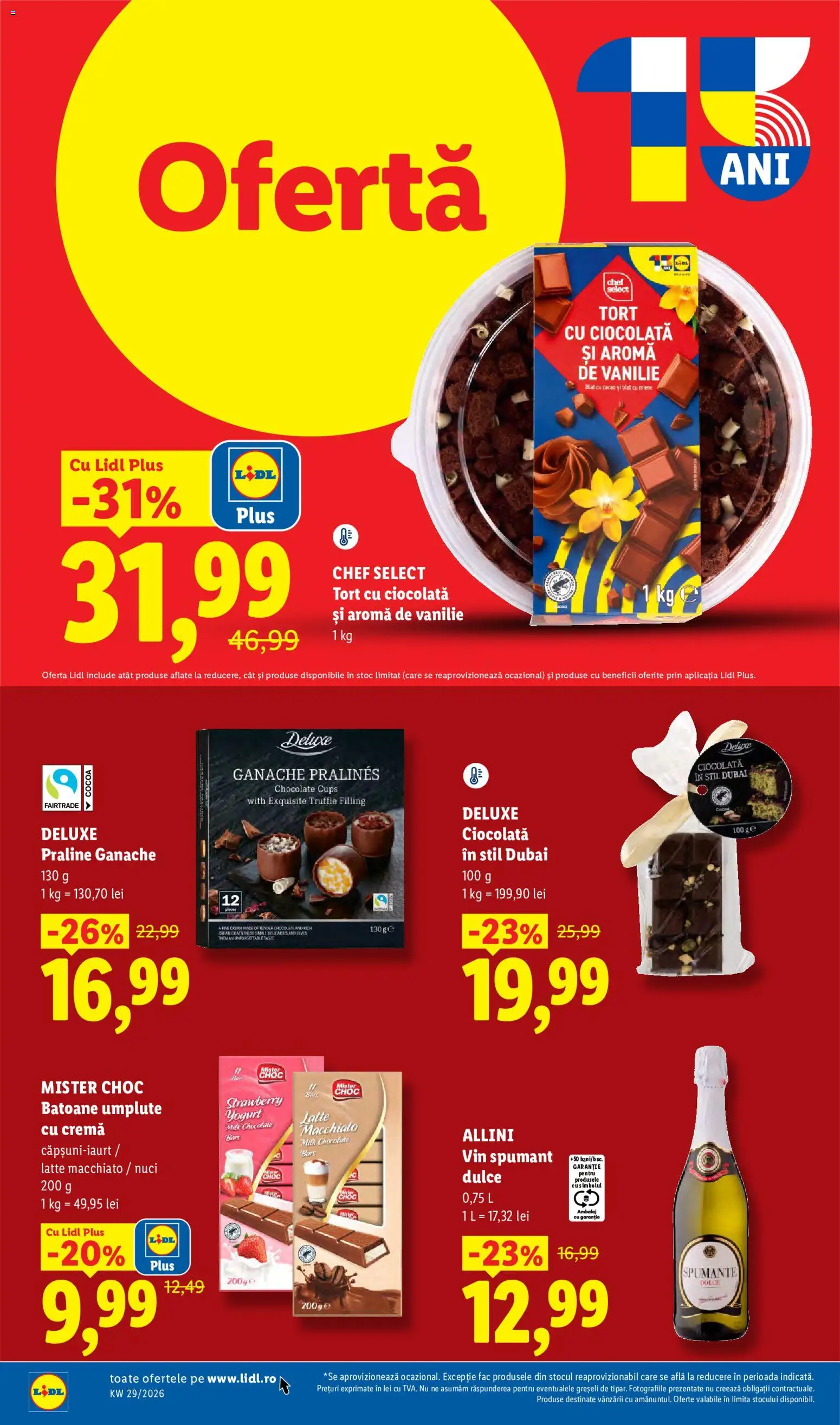 Catalog LIDL 13 - 18 Iulie 2026 | Pagina 74 | Produse: Tort, Praline, Vin, Nuci
