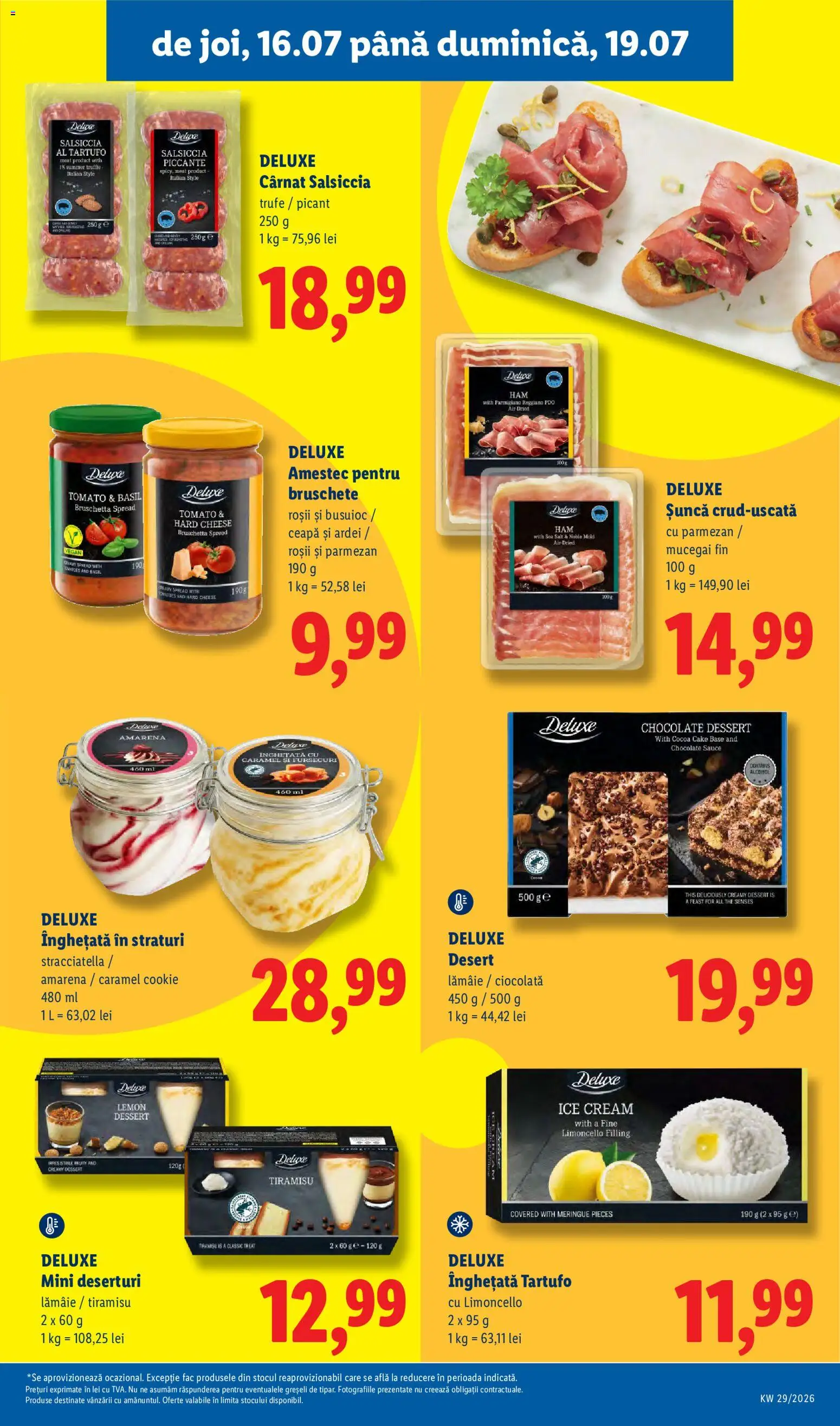 Catalog LIDL 13 - 18 Iulie 2026 | Pagina 81 | Produse: Ardei, Tiramisu, Ceapă, Lămâie