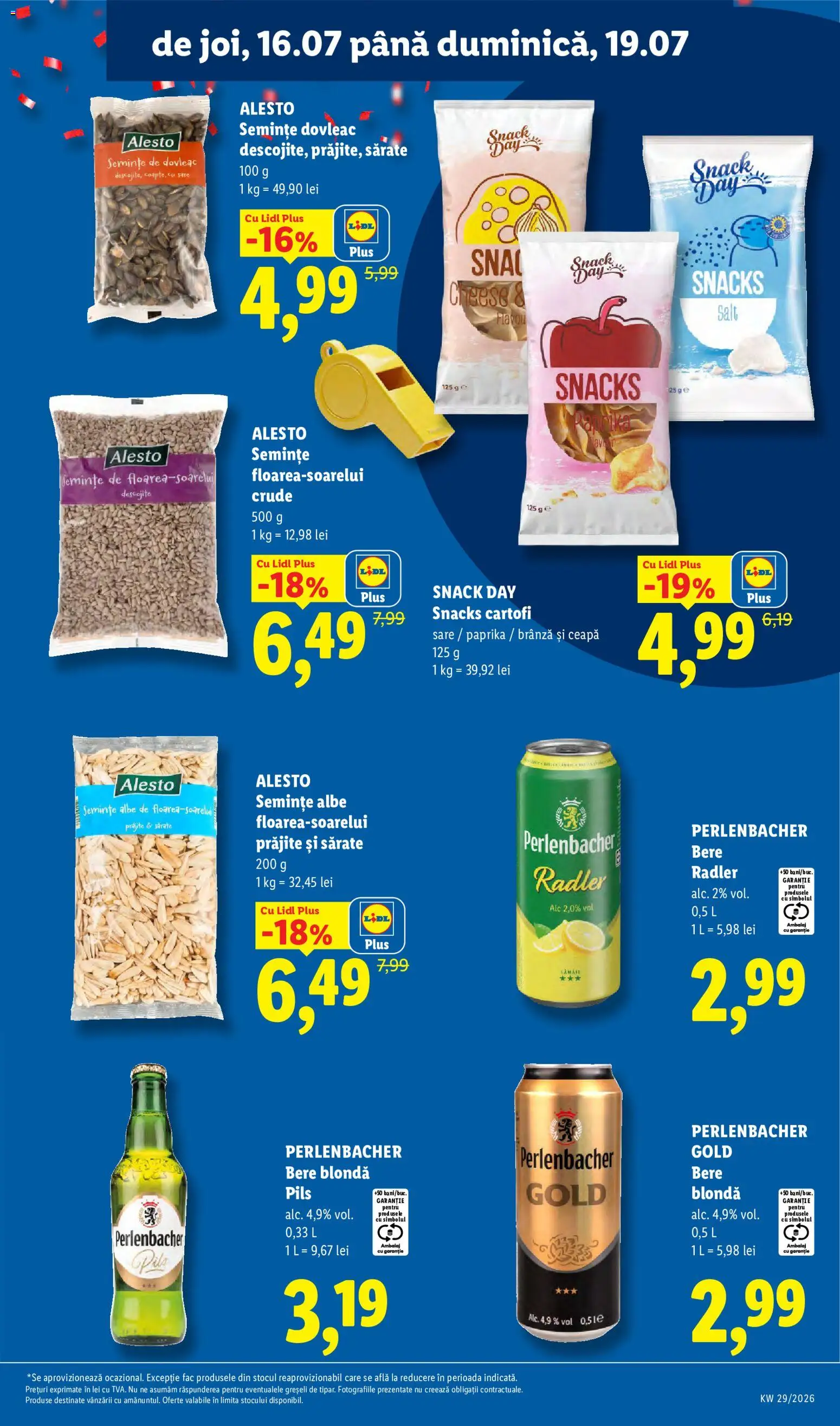 Catalog LIDL 13 - 18 Iulie 2026 | Pagina 83 | Produse: Dovleac, Bere, Ceapă, Sare