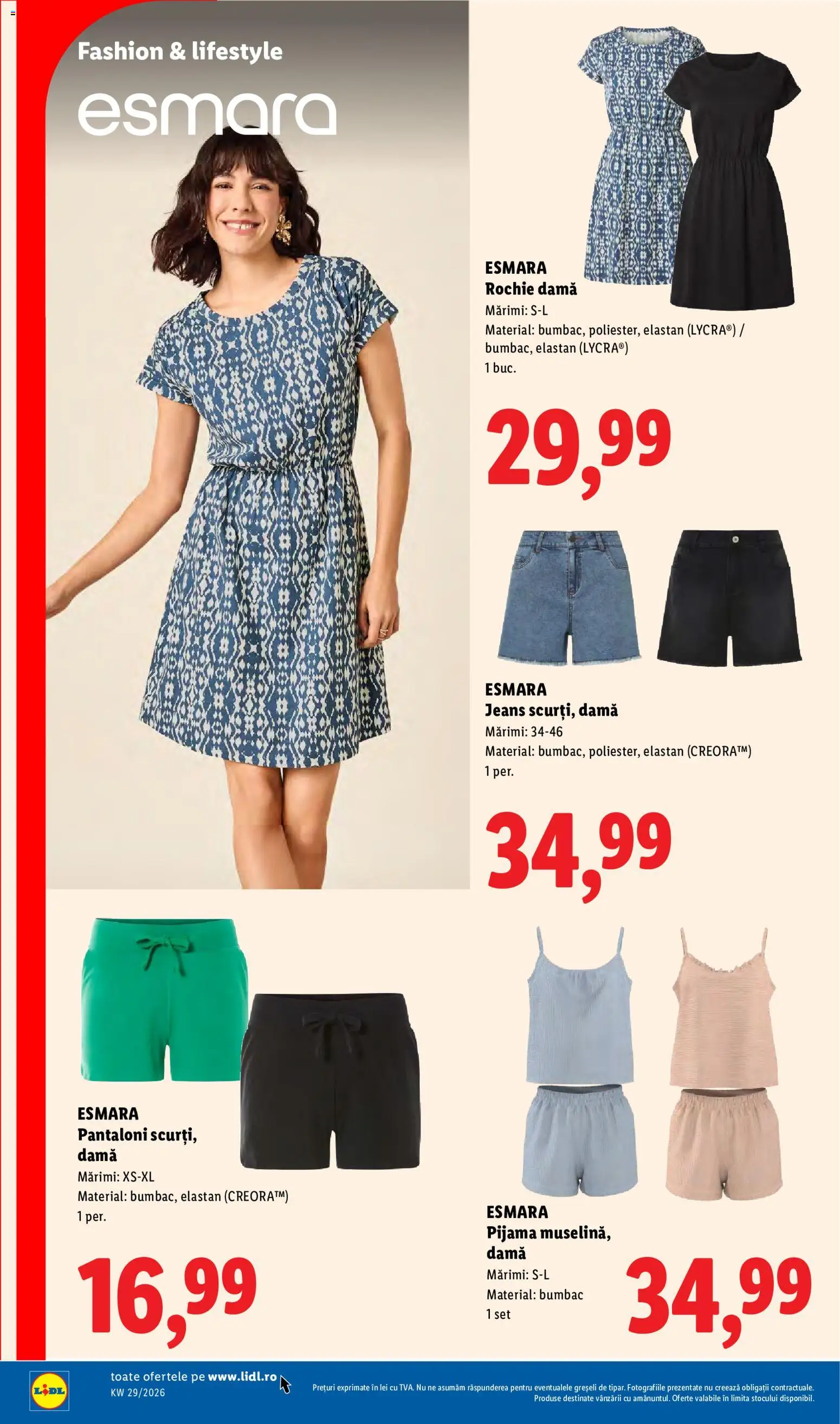 Catalog LIDL 13 - 18 Iulie 2026 | Pagina 86 | Produse: Rochie, Pantaloni