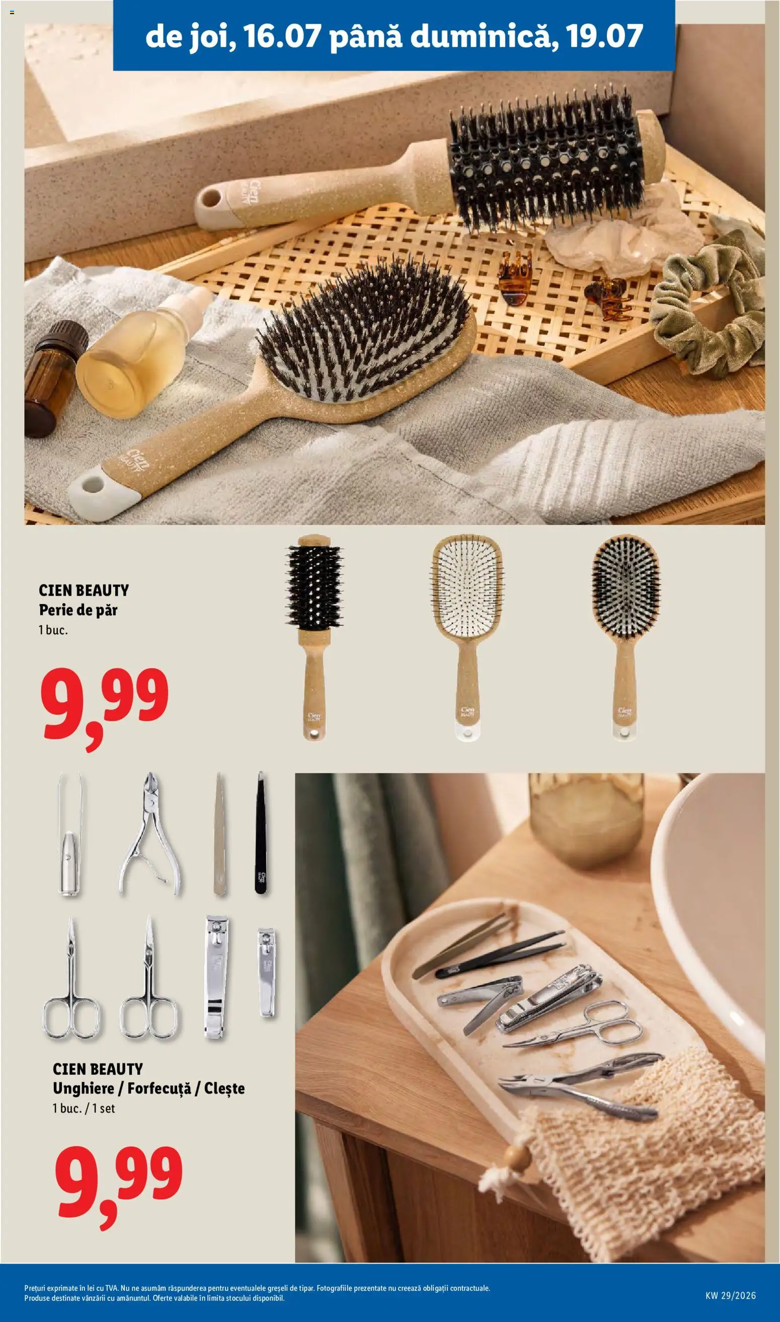 Catalog LIDL 13 - 18 Iulie 2026 | Pagina 93 | Produse: Perie de păr, Forfecuță, Clește, Perie