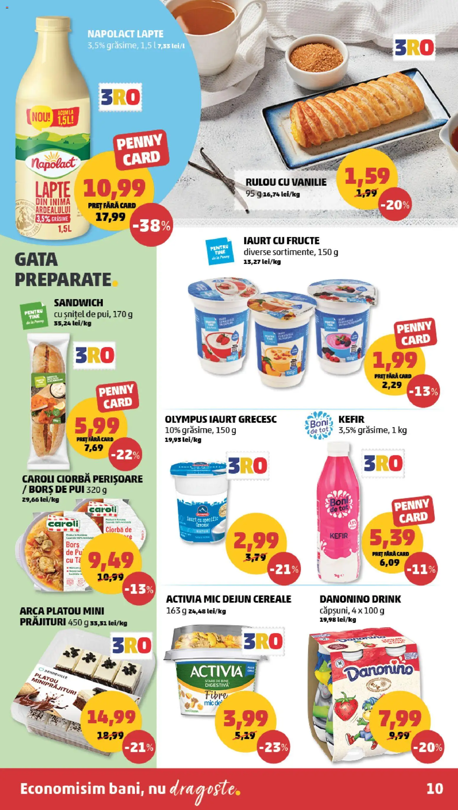 Catalog PENNY Market 8 - 13 Iulie 2026 | Pagina 10 | Produse: Lapte, Kefir, Cereale, Fructe