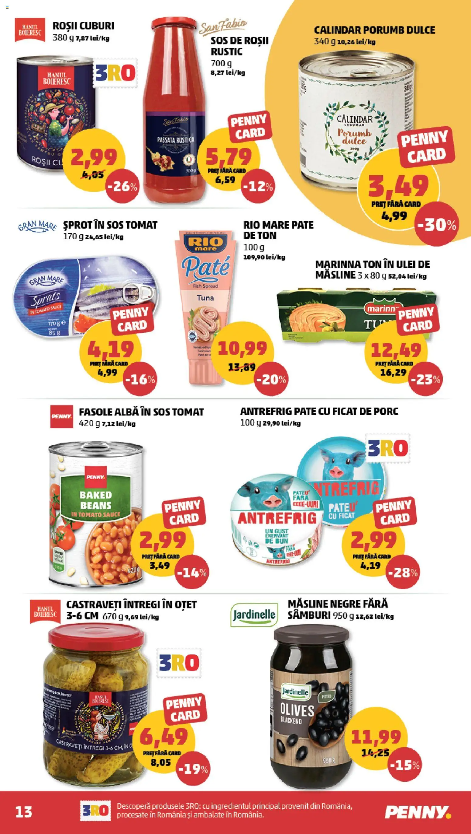 Catalog PENNY Market 8 - 13 Iulie 2026 | Pagina 13 | Produse: Ulei, Castraveți, Porumb, Fasole albă