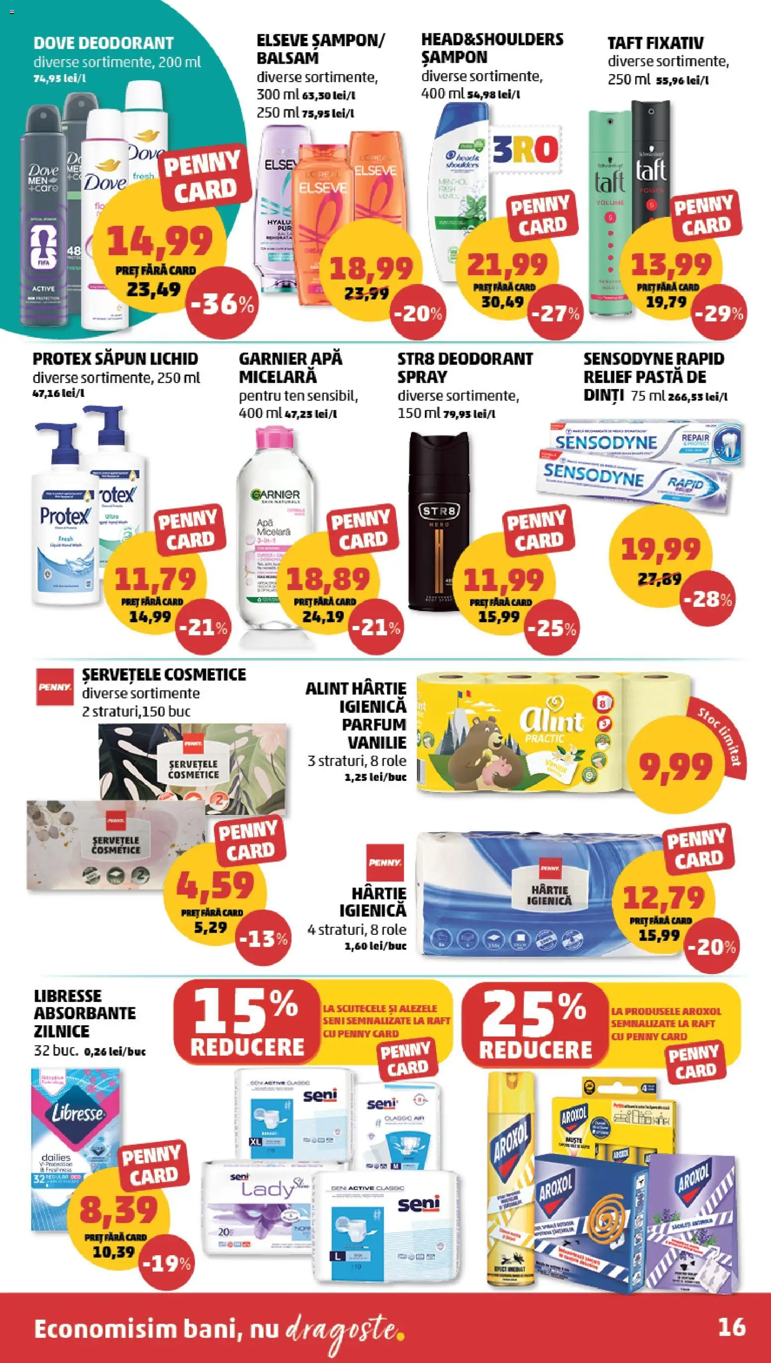 Catalog PENNY Market 8 - 13 Iulie 2026 | Pagina 16 | Produse: Balsam, Săpun, Pastă de dinți, Apă