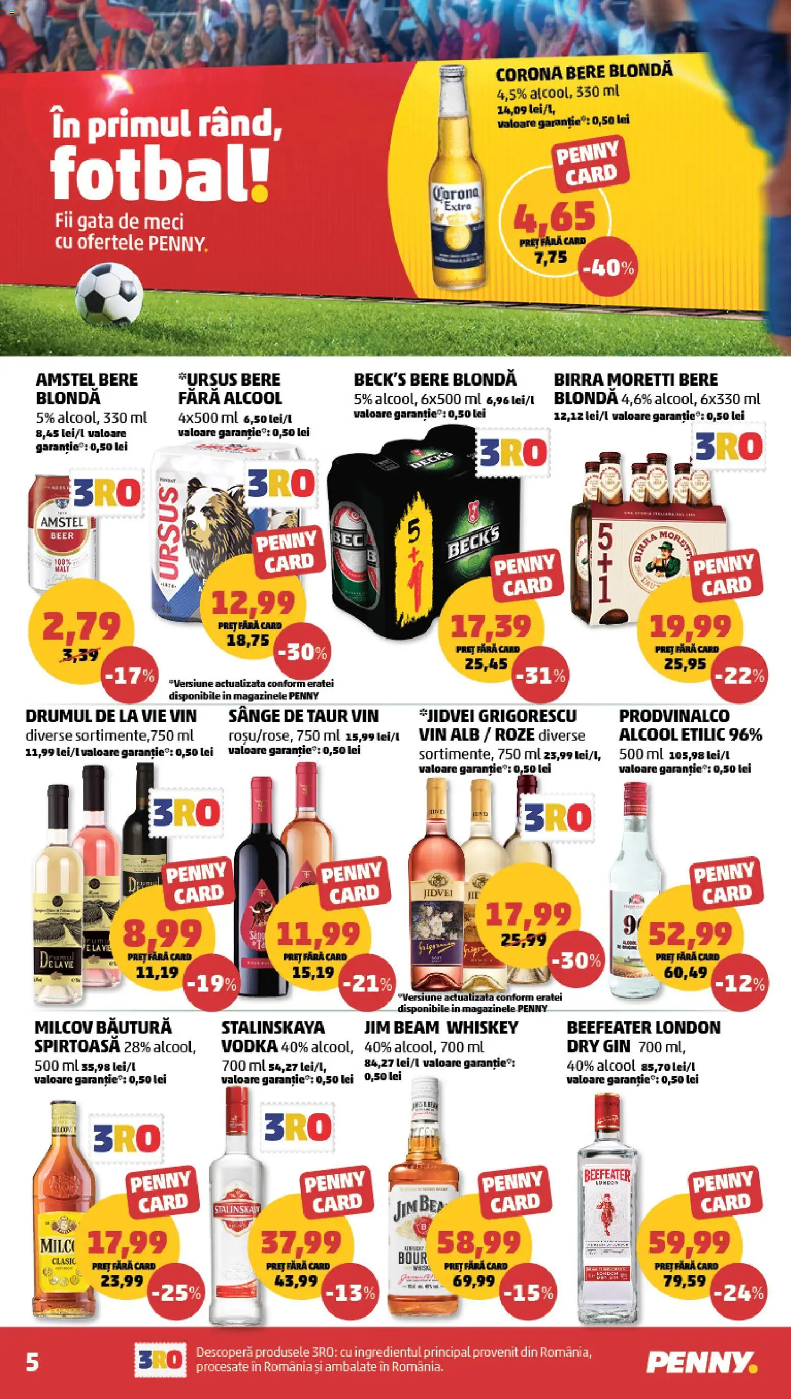 Catalog PENNY Market 8 - 13 Iulie 2026 | Pagina 5 | Produse: Bere, Gin, Vodka, Whiskey