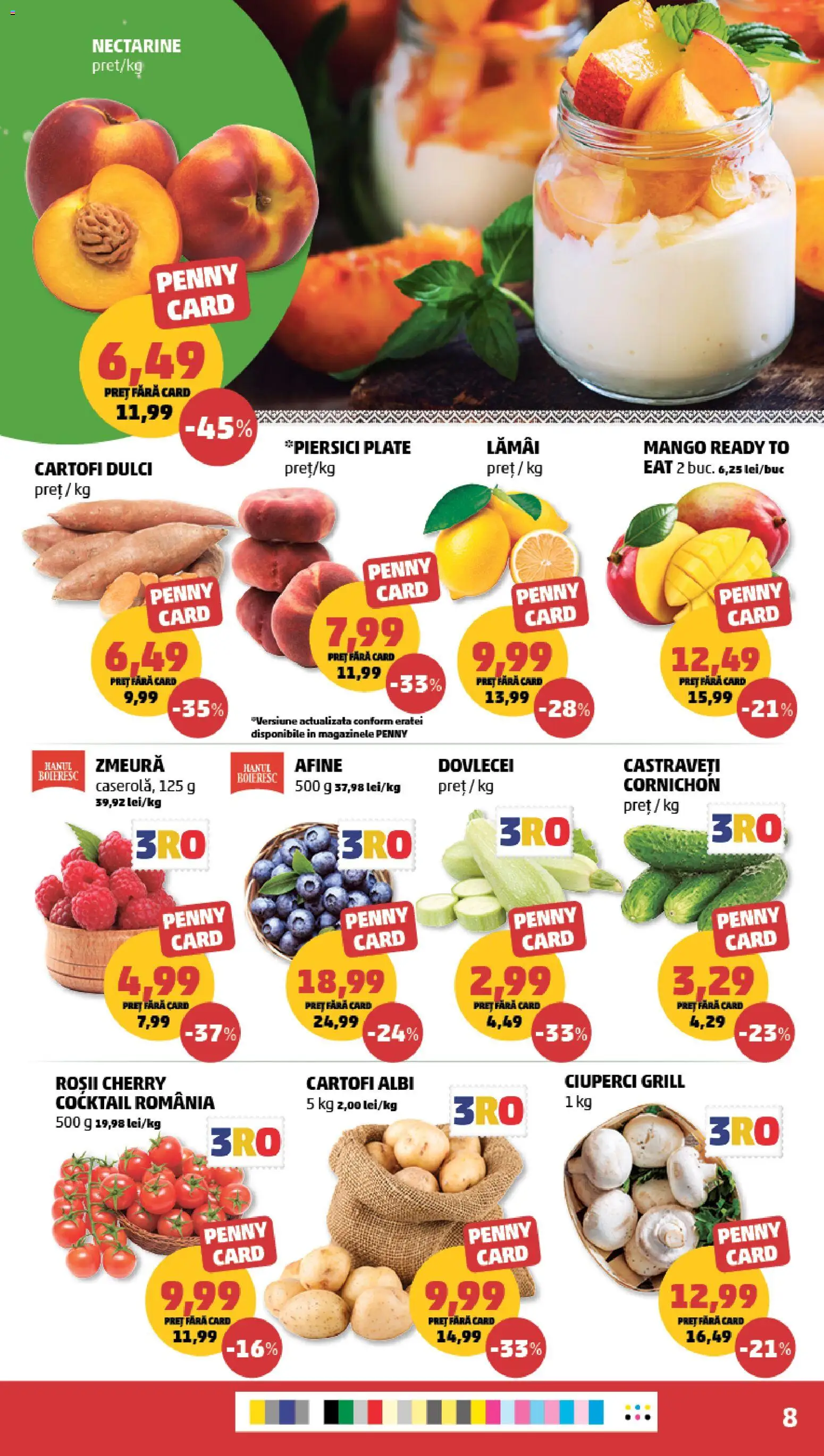 Catalog PENNY Market 8 - 13 Iulie 2026 | Pagina 8 | Produse: Afine, Zmeură, Ciuperci, Cartofi