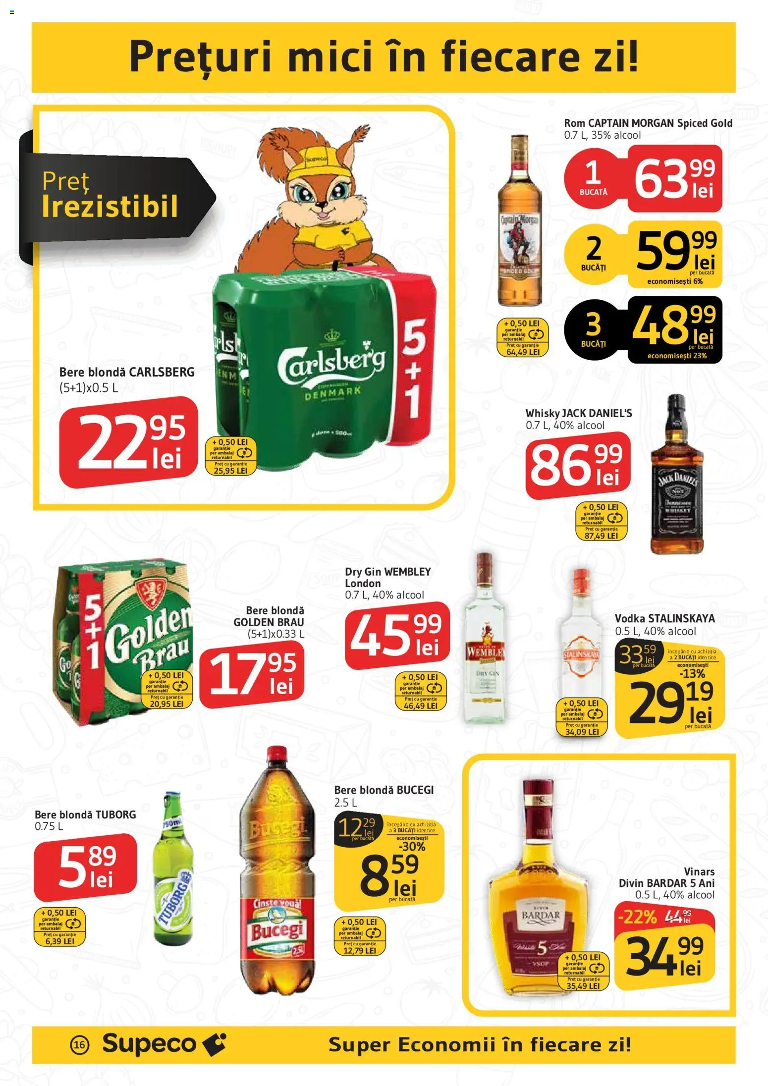 Catalog Supeco 9 - 21 Iulie 2026 | Pagina 16 | Produse: Atıştırmalık, Bere, Rom, Gin