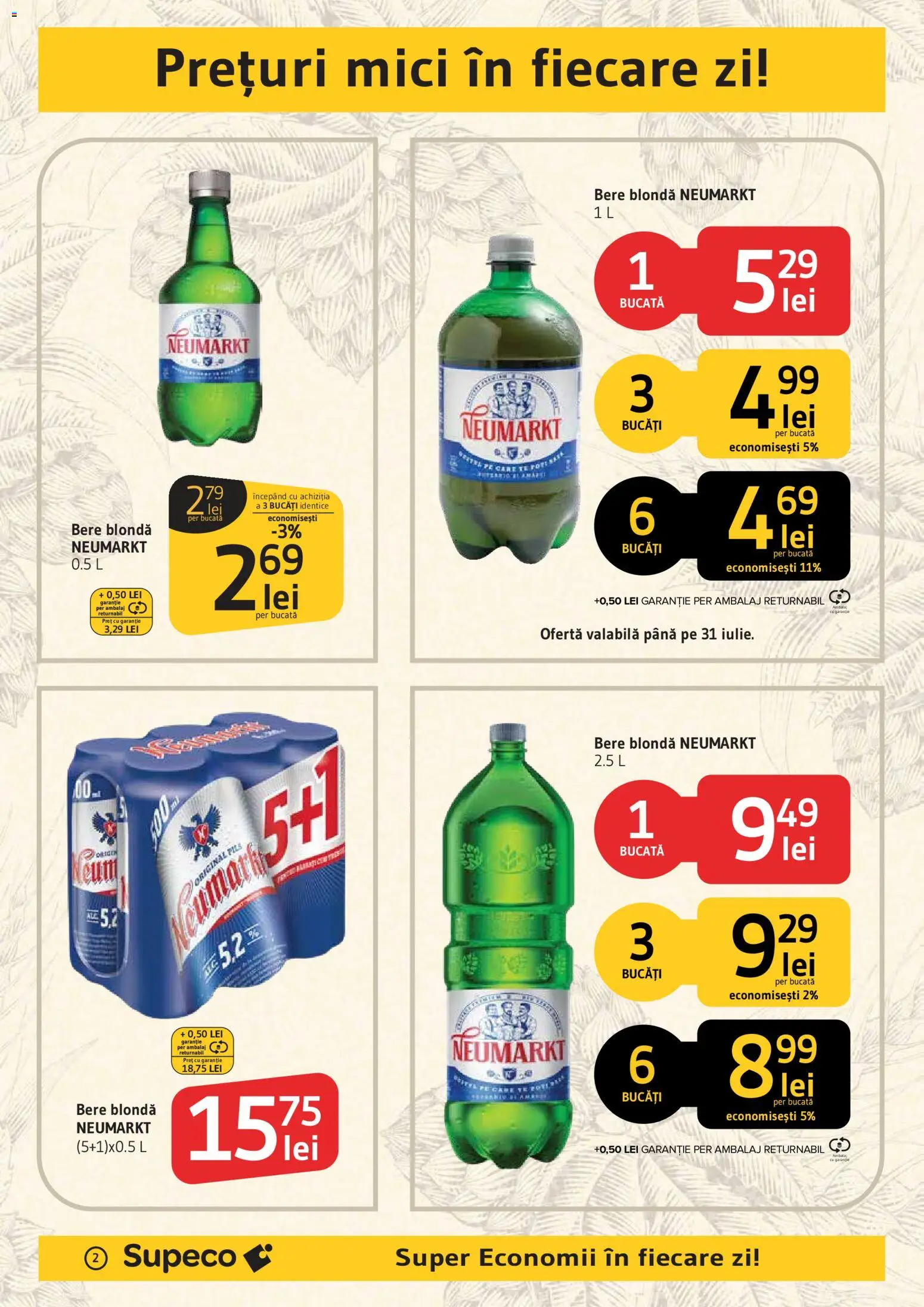 Catalog Supeco 9 - 21 Iulie 2026 | Pagina 2 | Produse: Mici, Bere