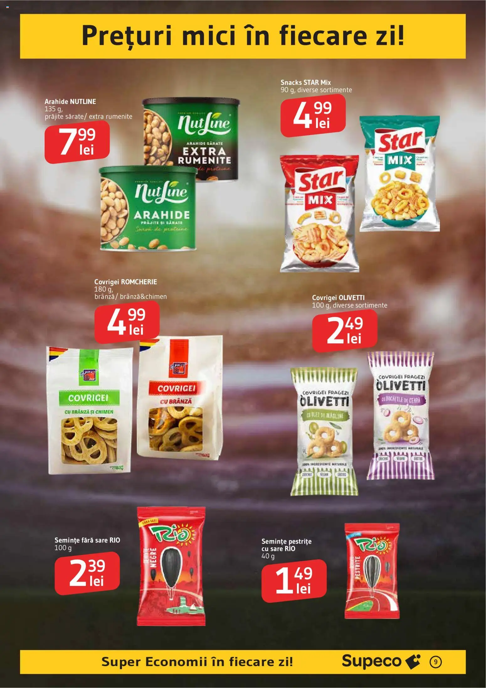 Catalog Supeco 9 - 21 Iulie 2026 | Pagina 9 | Produse: Mici, Semințe, Covrigei, Sare