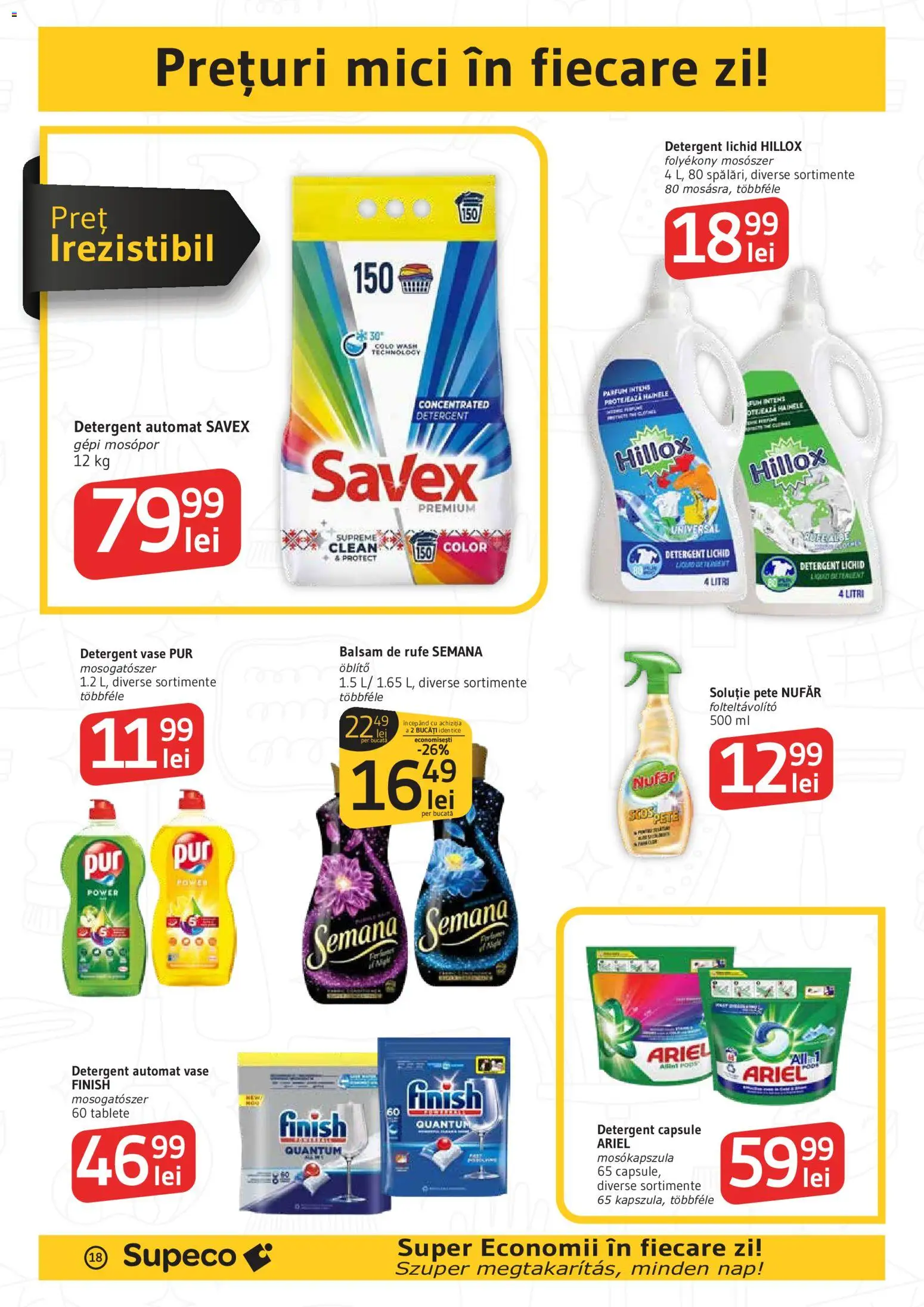 Catalog Supeco 9 - 21 Iulie 2026 | Pagina 18 | Produse: Kedi Ödül Oyuncakları, Balsam, Detergent, Balsam de rufe