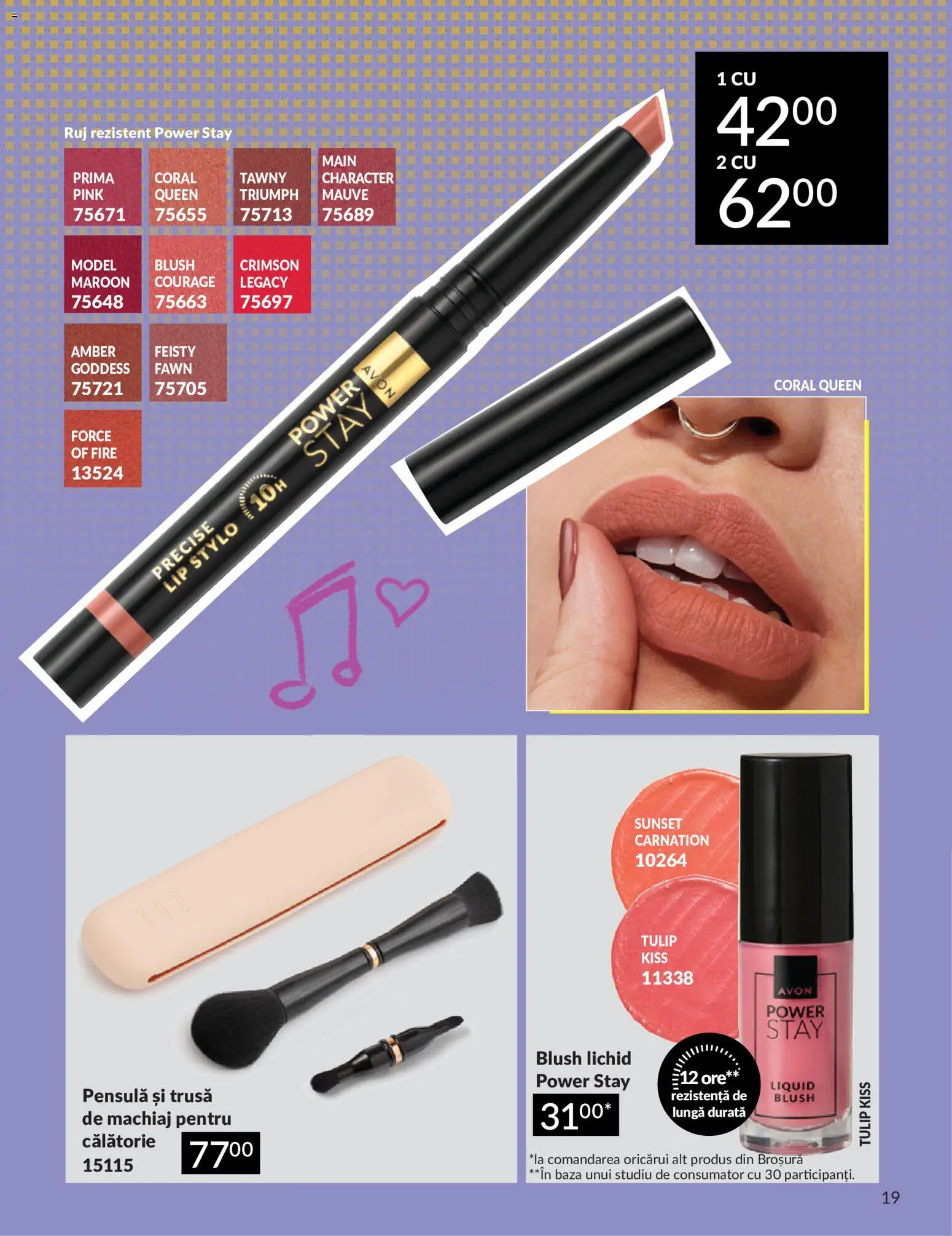 Catalog Avon 9 - 30 Iulie 2026 | Pagina 19 | Produse: Machiaj, Blush, Ruj
