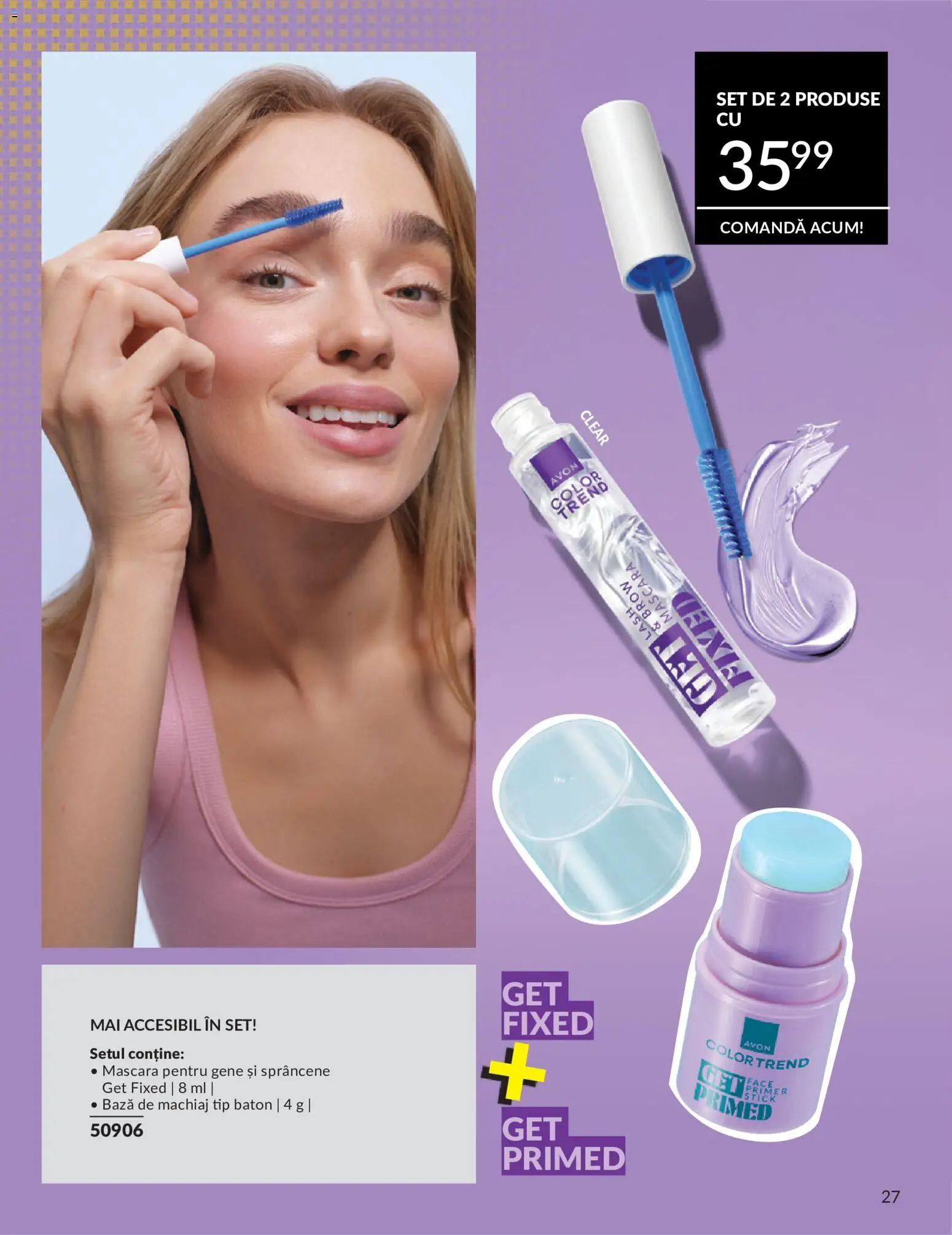 Catalog Avon 9 - 30 Iulie 2026 | Pagina 27 | Produse: Bază de machiaj, Machiaj, Mascara