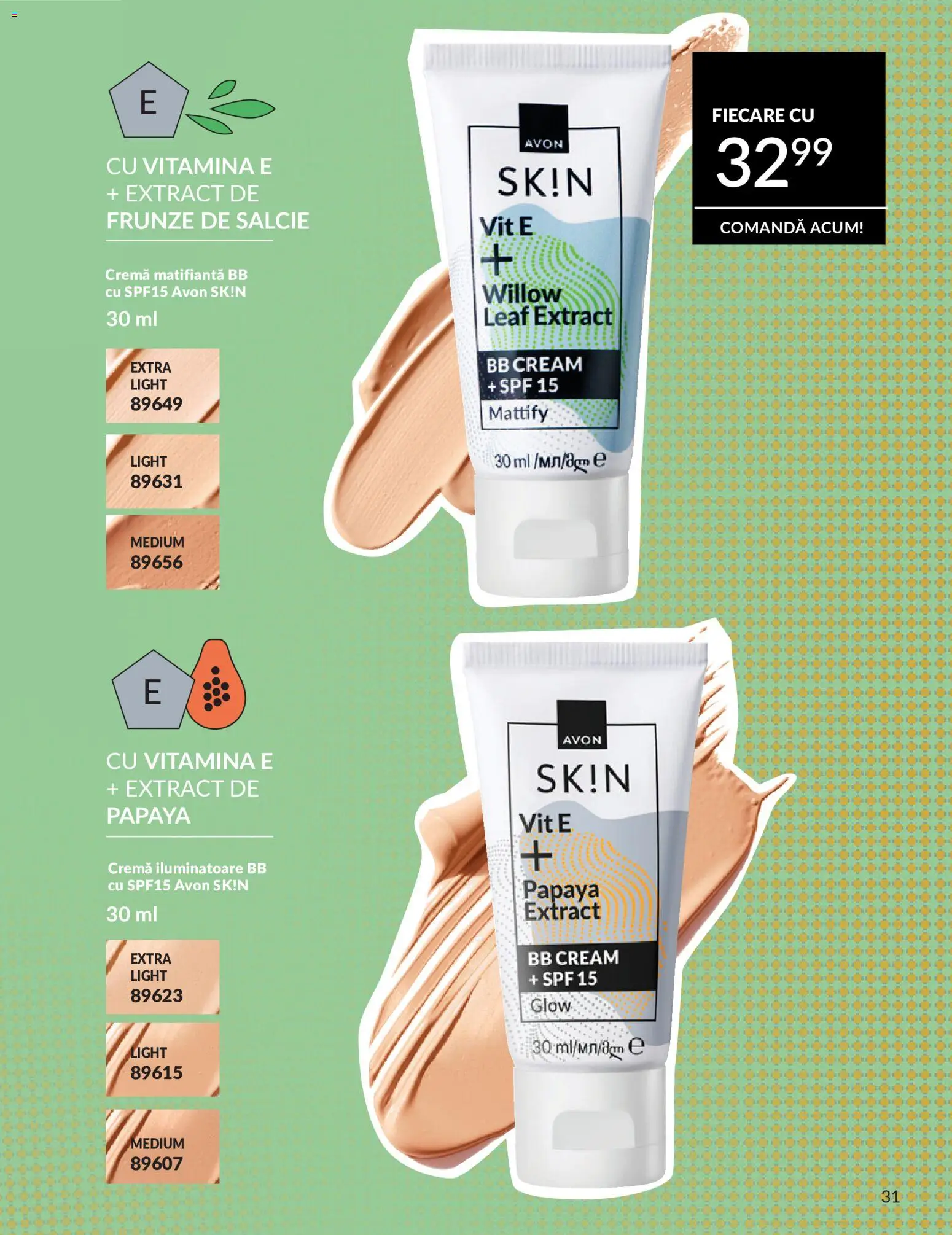 Catalog Avon 9 - 30 Iulie 2026 | Pagina 31 | Produse: Bb cream, Cremă, Boncuklu Oyuncakları