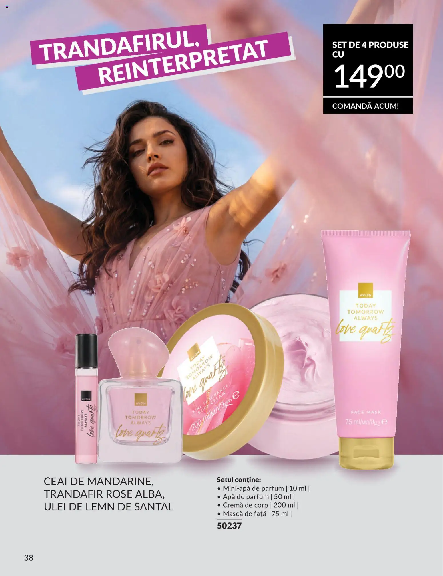 Catalog Avon 9 - 30 Iulie 2026 | Pagina 38 | Produse: Body, Ulei, Cremă de corp, Ceai