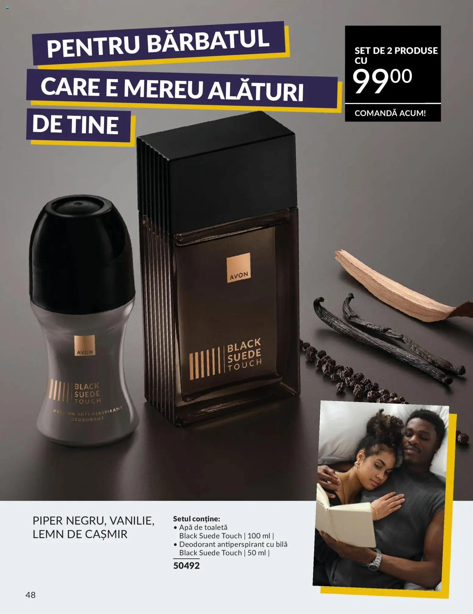 Catalog Avon 9 - 30 Iulie 2026 | Pagina 48 | Produse: Toaletă, Deodorant, Antiperspirant, Piper