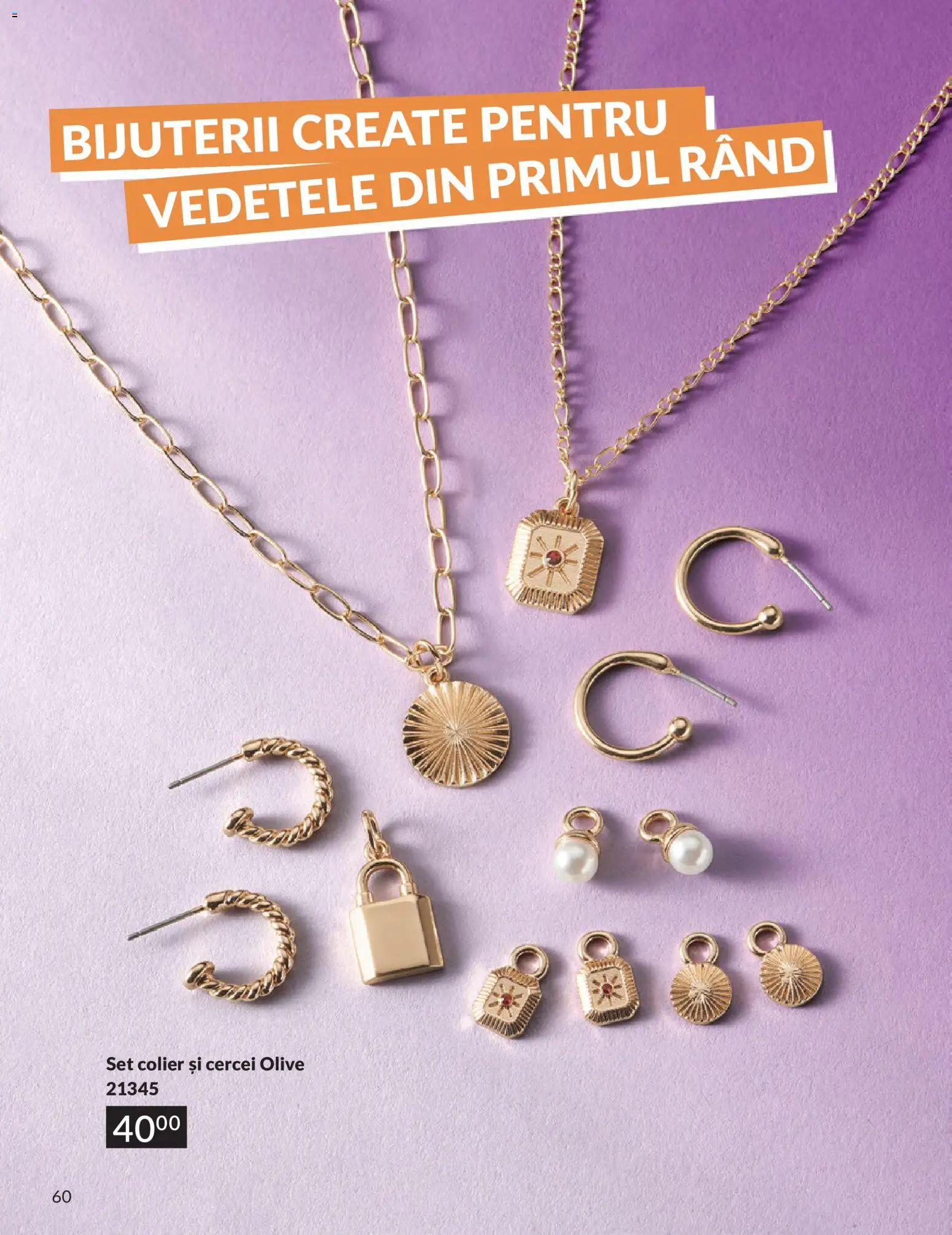 Catalog Avon 9 - 30 Iulie 2026 | Pagina 60 | Produse: Cercei, Colier