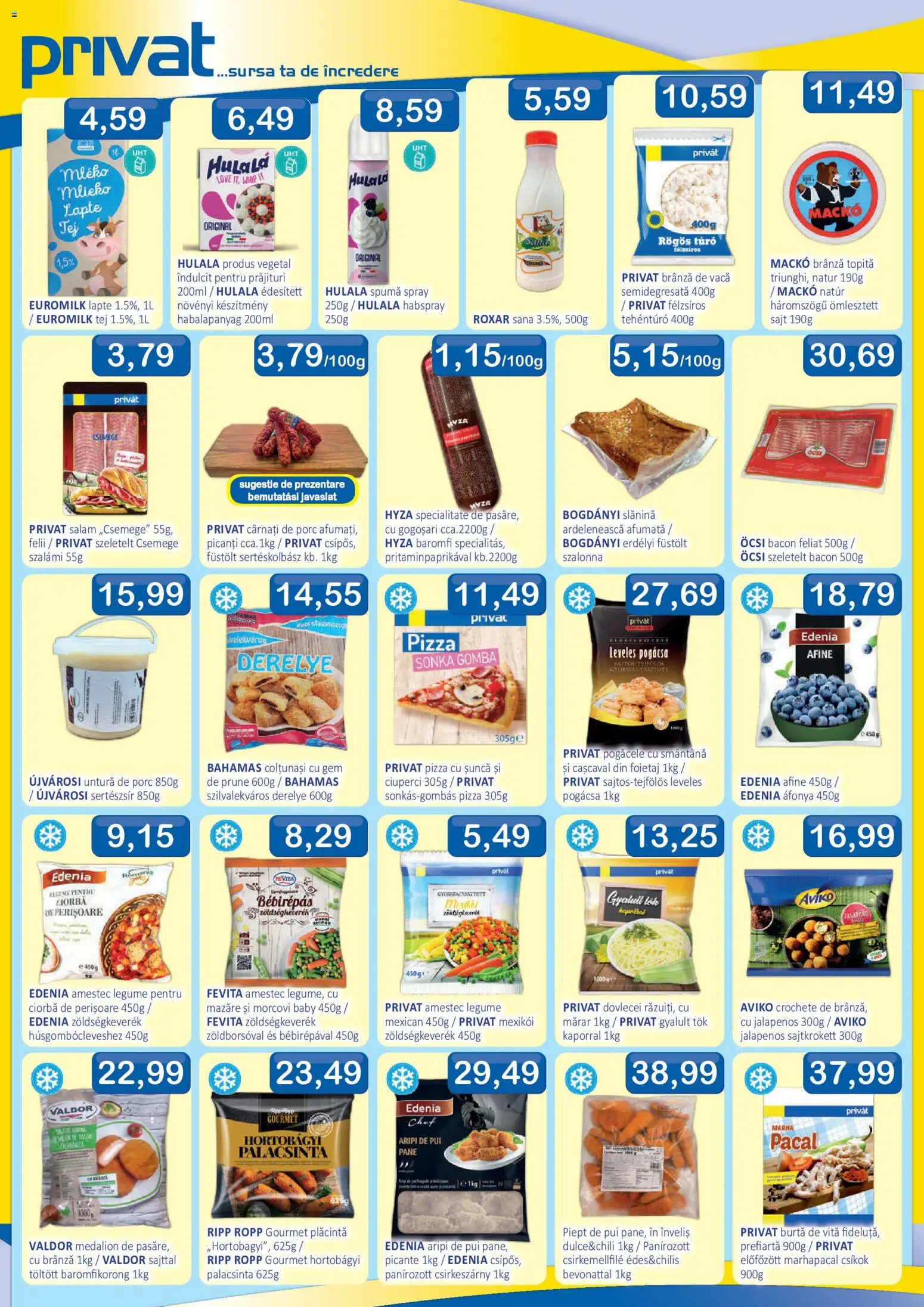 Catalog CBA 17 - 30 Iulie 2026 | Pagina 2 | Produse: Afine, Bacon, Lapte, Brânză