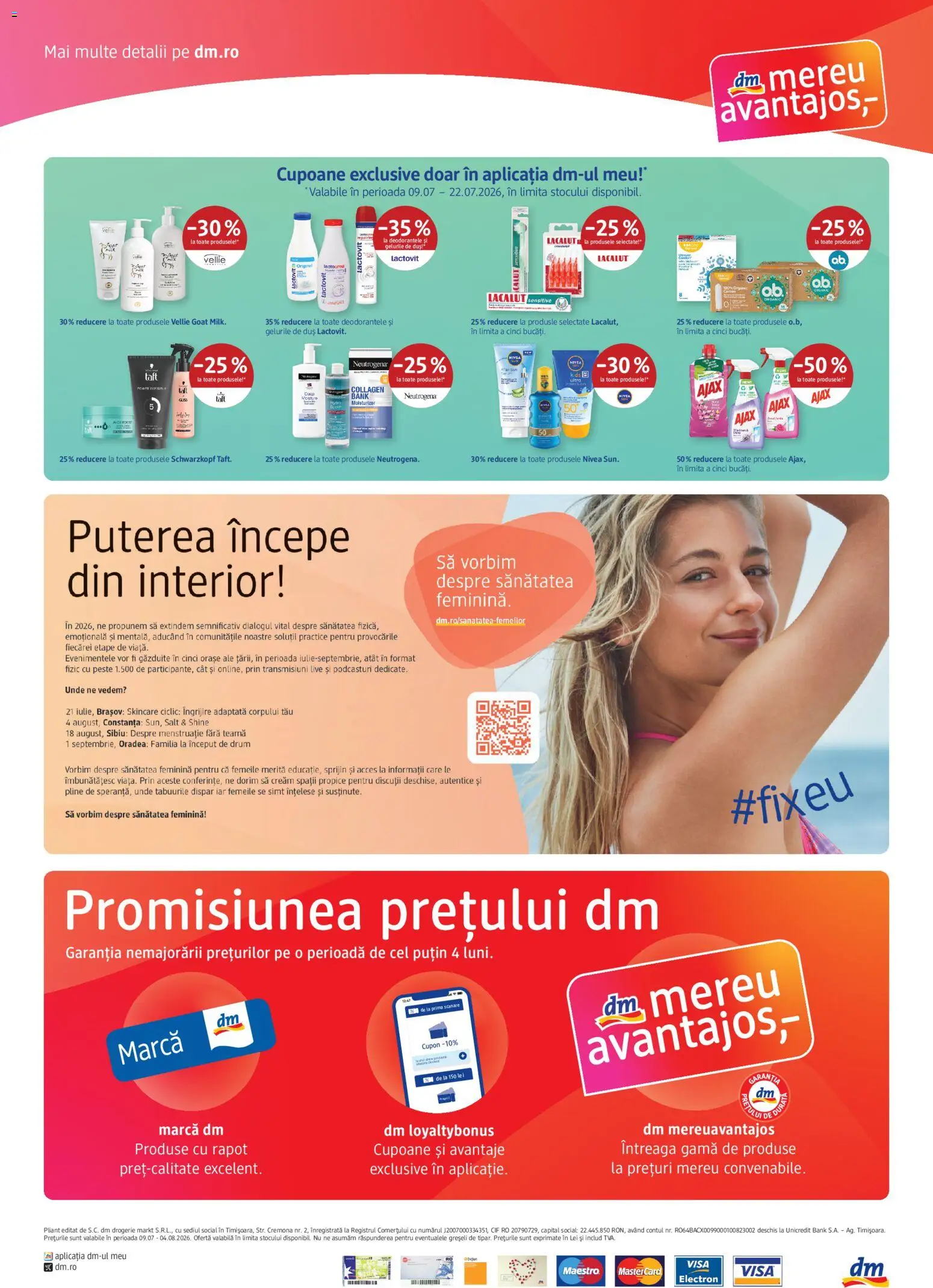 Catalog DM Drogerie Markt 9 Iulie - 3 August 2026 | Pagina 4 | Produse: Duș, Pește