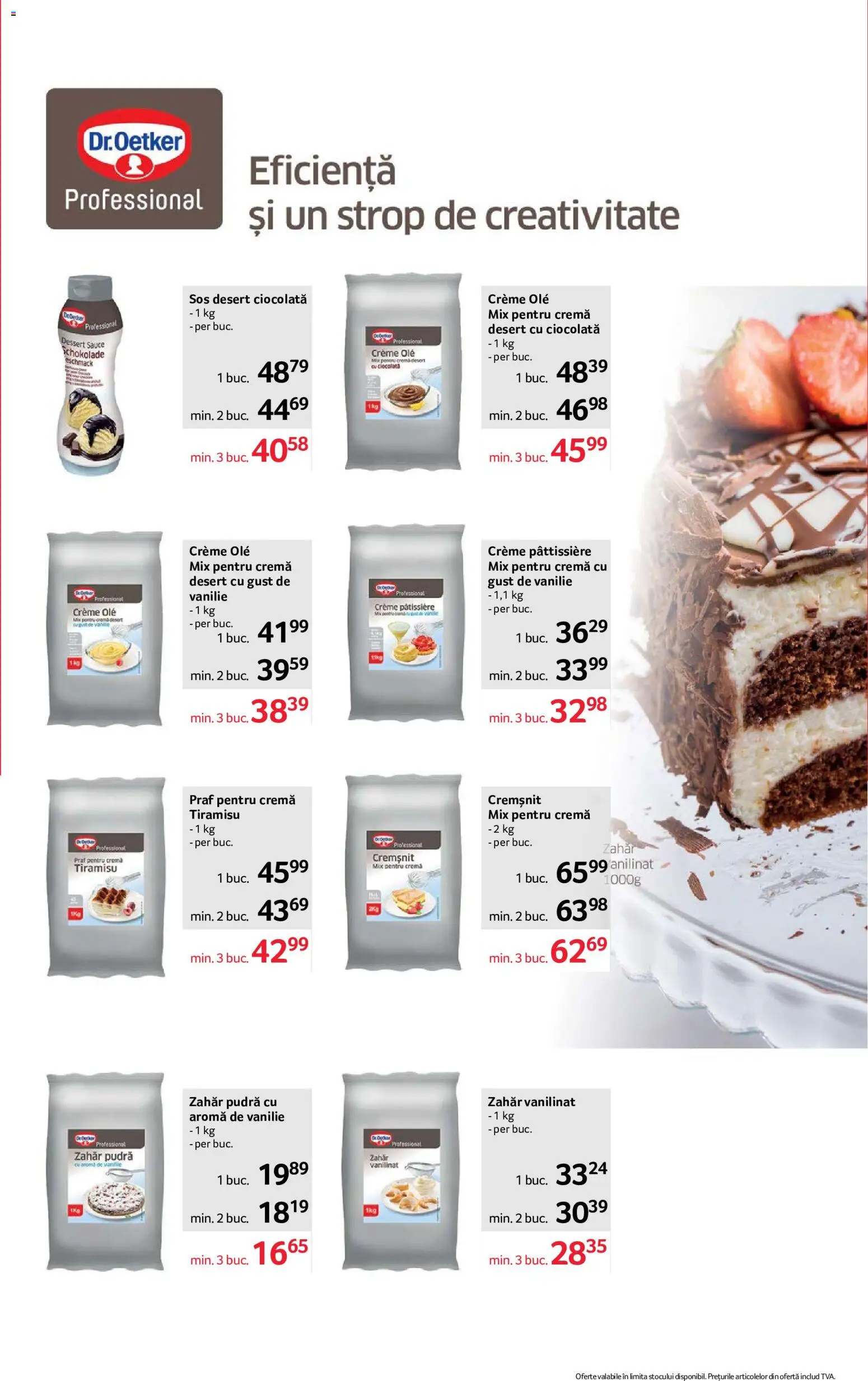Catalog Selgros 10 - 22 Iulie 2026 | Pagina 12 | Produse: Pudră, Cremă, Tiramisu, Sos