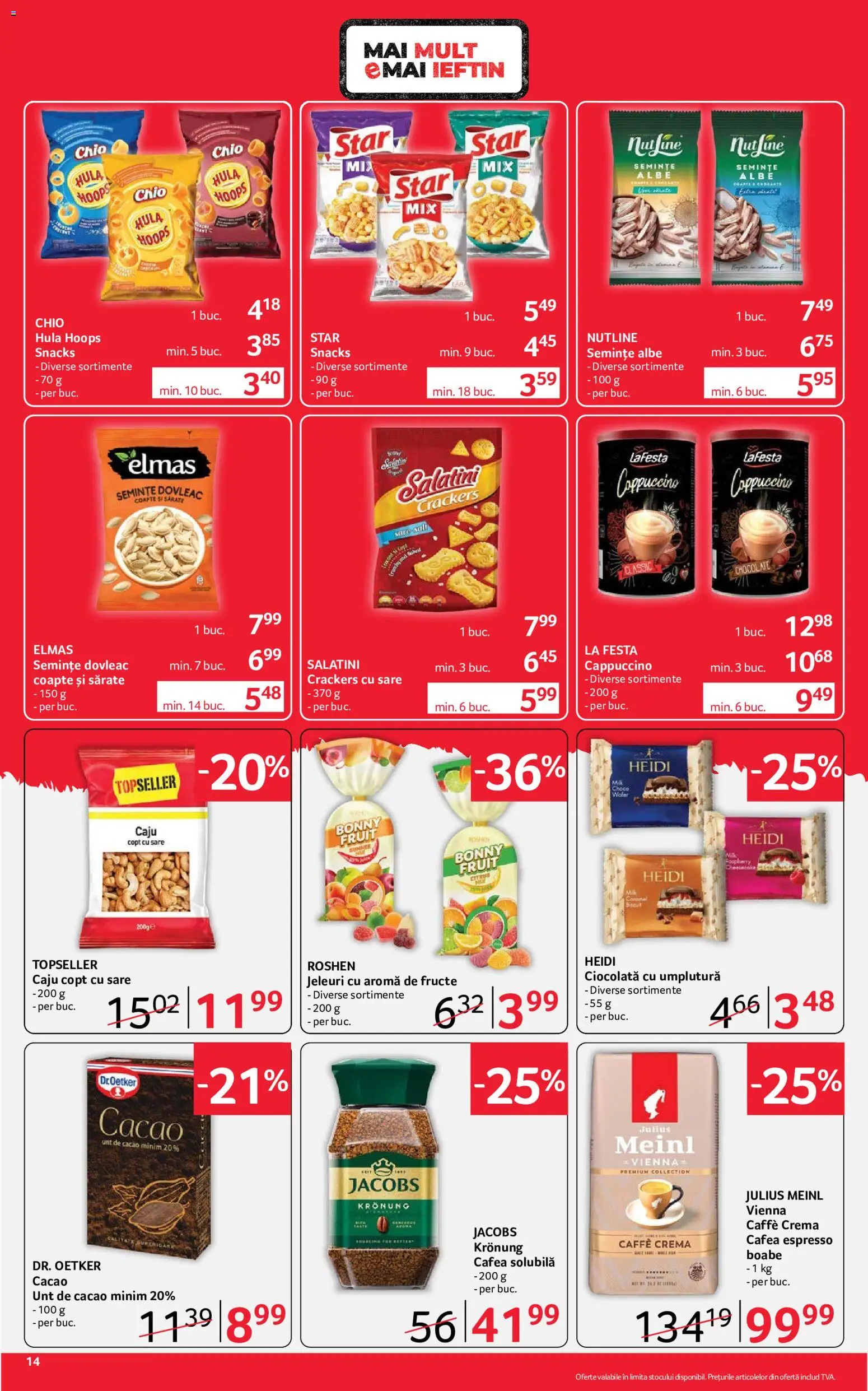 Catalog Selgros 10 - 22 Iulie 2026 | Pagina 14 | Produse: Caju, Cacao, Fructe, Sare