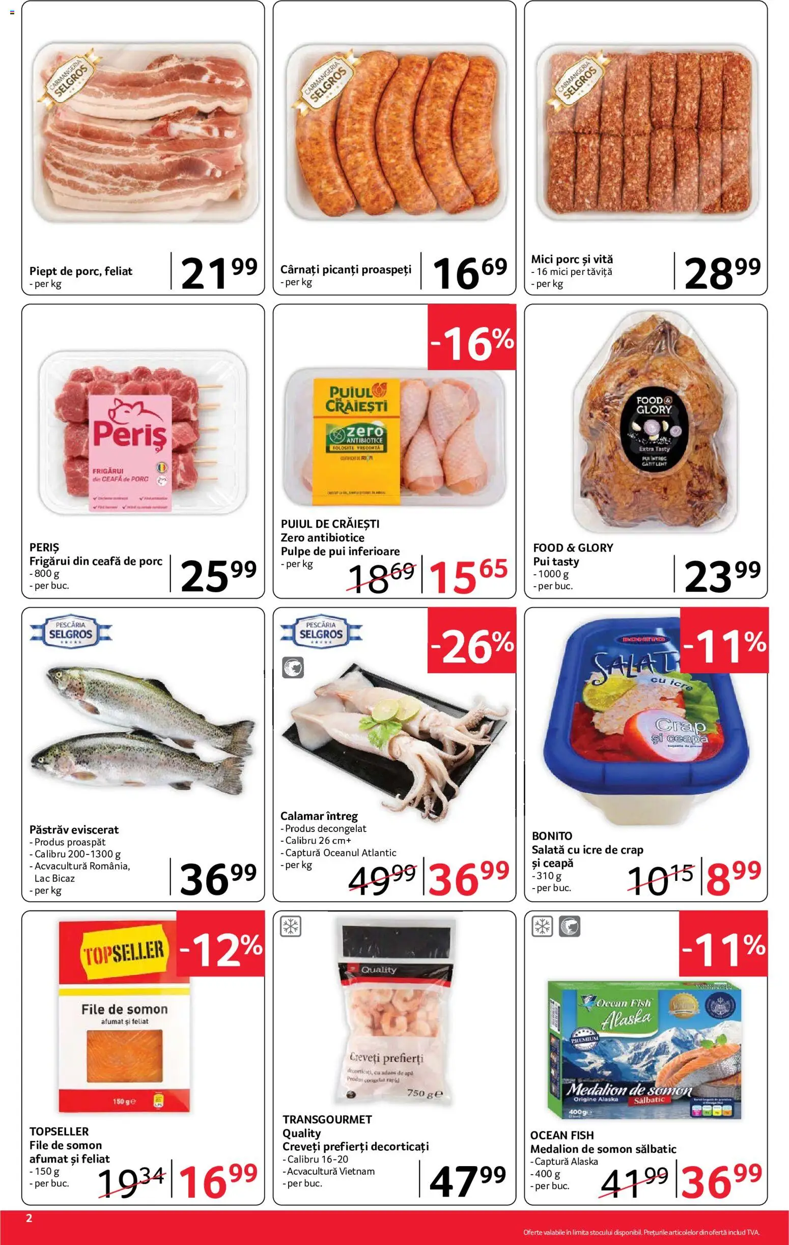 Catalog Selgros 10 - 22 Iulie 2026 | Pagina 2 | Produse: Hacıyatmaz Kedi Oyuncağı, Mici, Salată, Ceapă