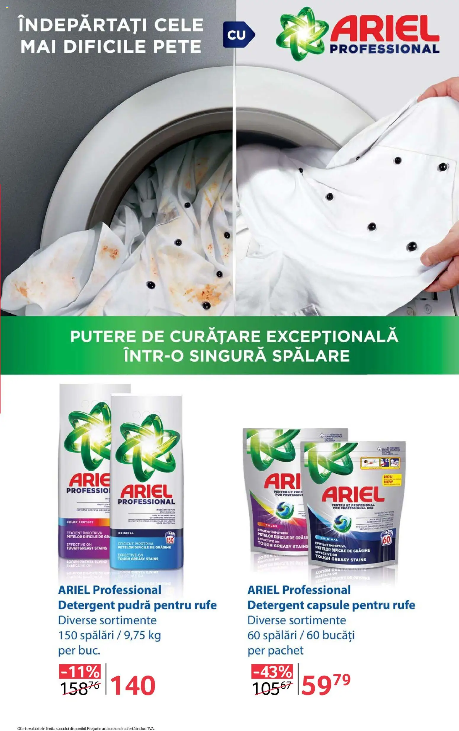 Catalog Selgros 10 - 22 Iulie 2026 | Pagina 23 | Produse: Pudră, Detergent